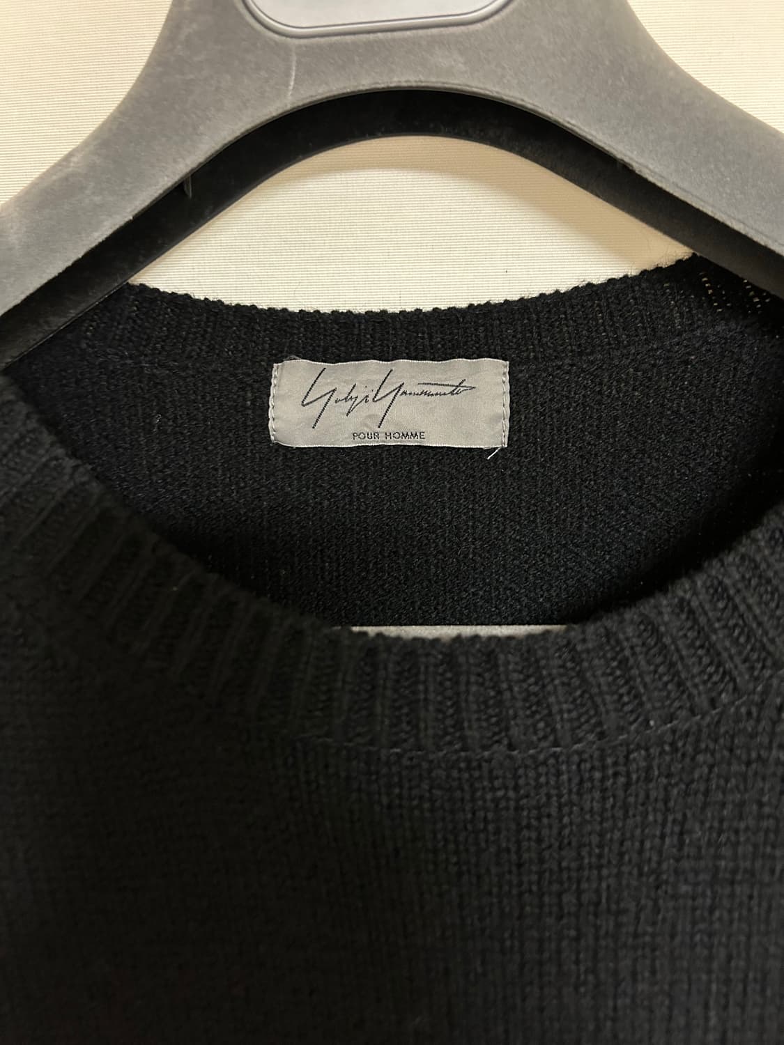 Yohji Yamamoto dark brown sweater 상품이미지3