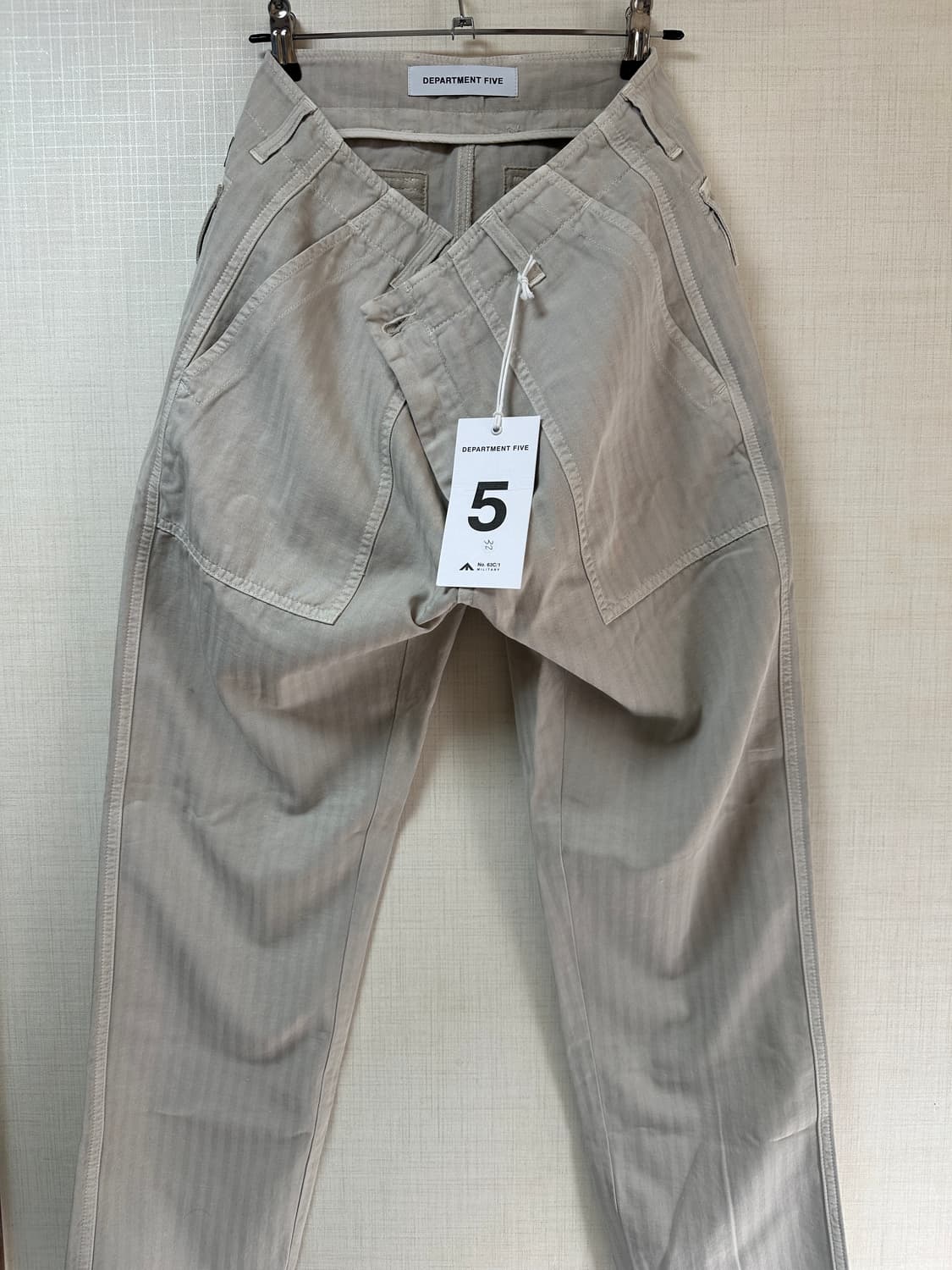 DEPARTMENT 5 / 슬림핏린넨퍼티그팬츠 / 32 / 새상품 상품이미지10