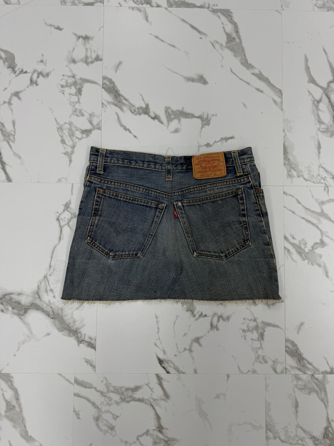Levi's USA 리바이스 517 커스텀 리메이크 데님 스커트 상품이미지2