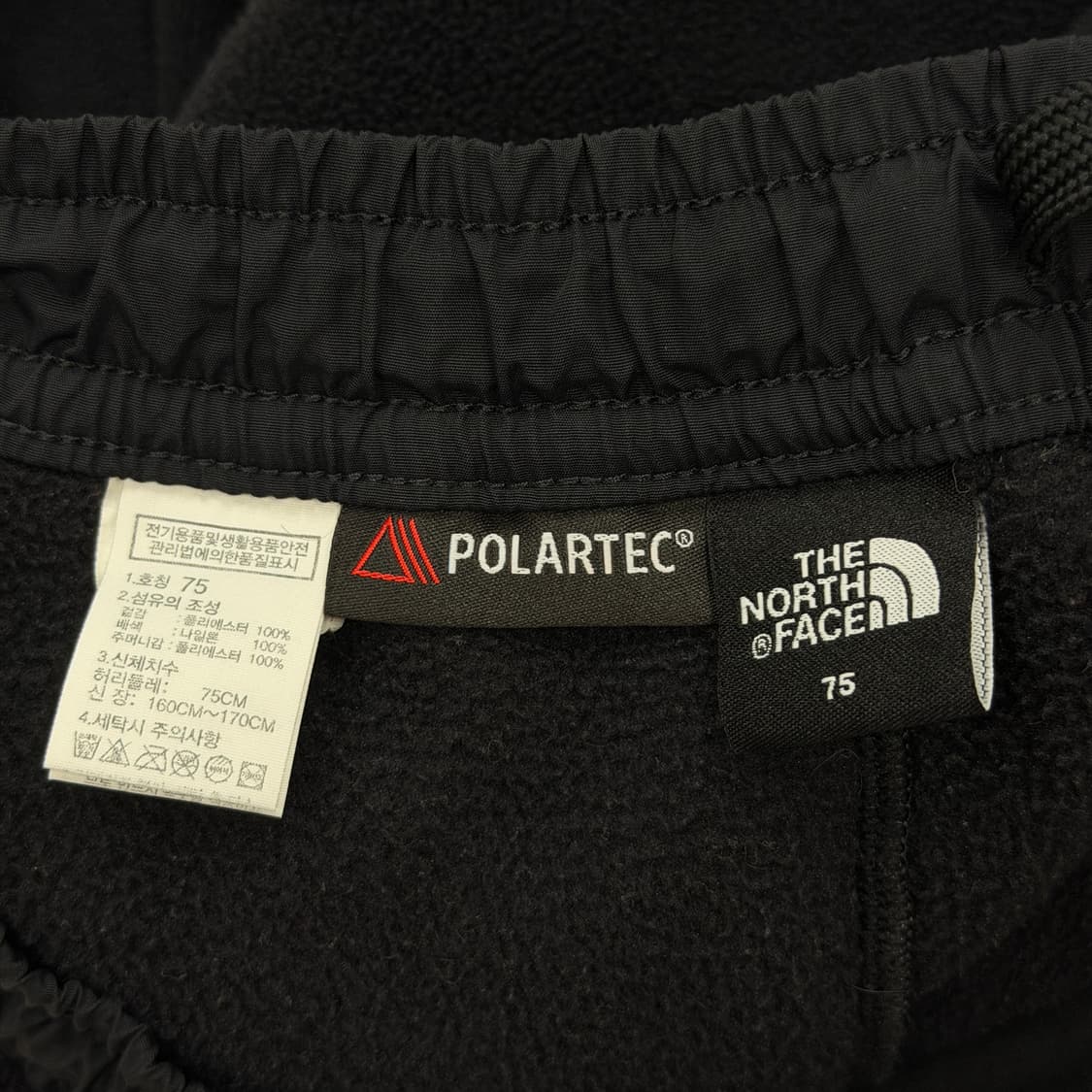 노스페이스 데날리 폴라텍 플리스 팬츠 바지 블랙 S 상품이미지5