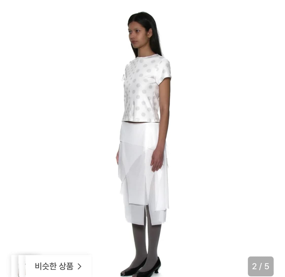 파르티멘토우먼 도트 반팔 상품이미지2