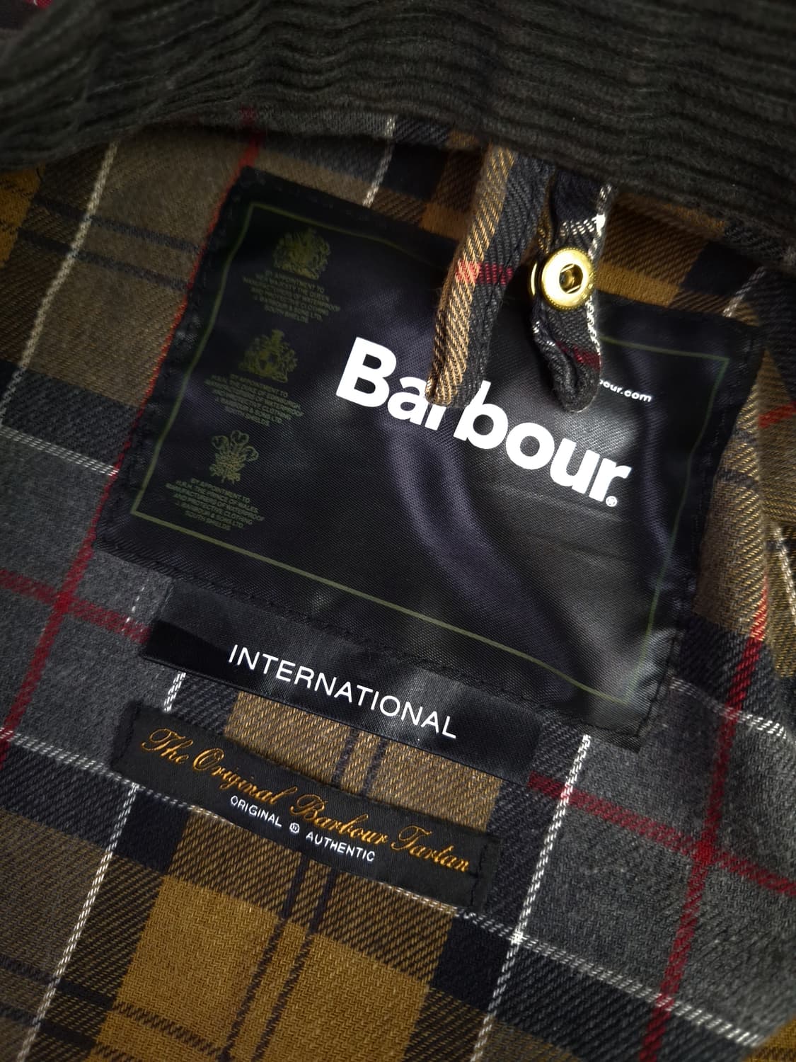 새제품급 오리지날 바버 인터네셔널 왁스자켓 상품이미지6