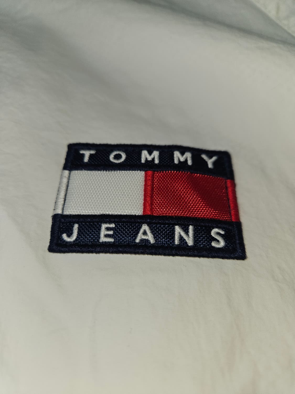 타미진스 타미힐피거 화이트 바람막이 자켓 오버핏 하이넥 바머 XL 상품이미지3