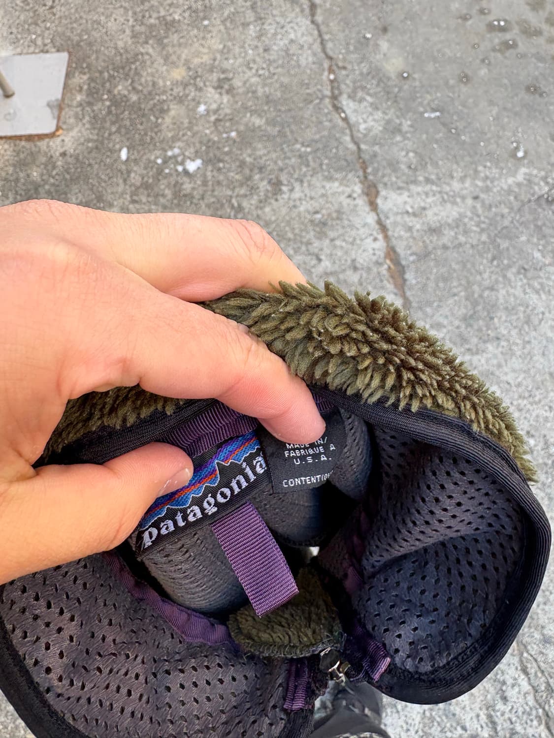 90s 파타고니아 레트로 딥파일 카키 플리스 상품이미지4