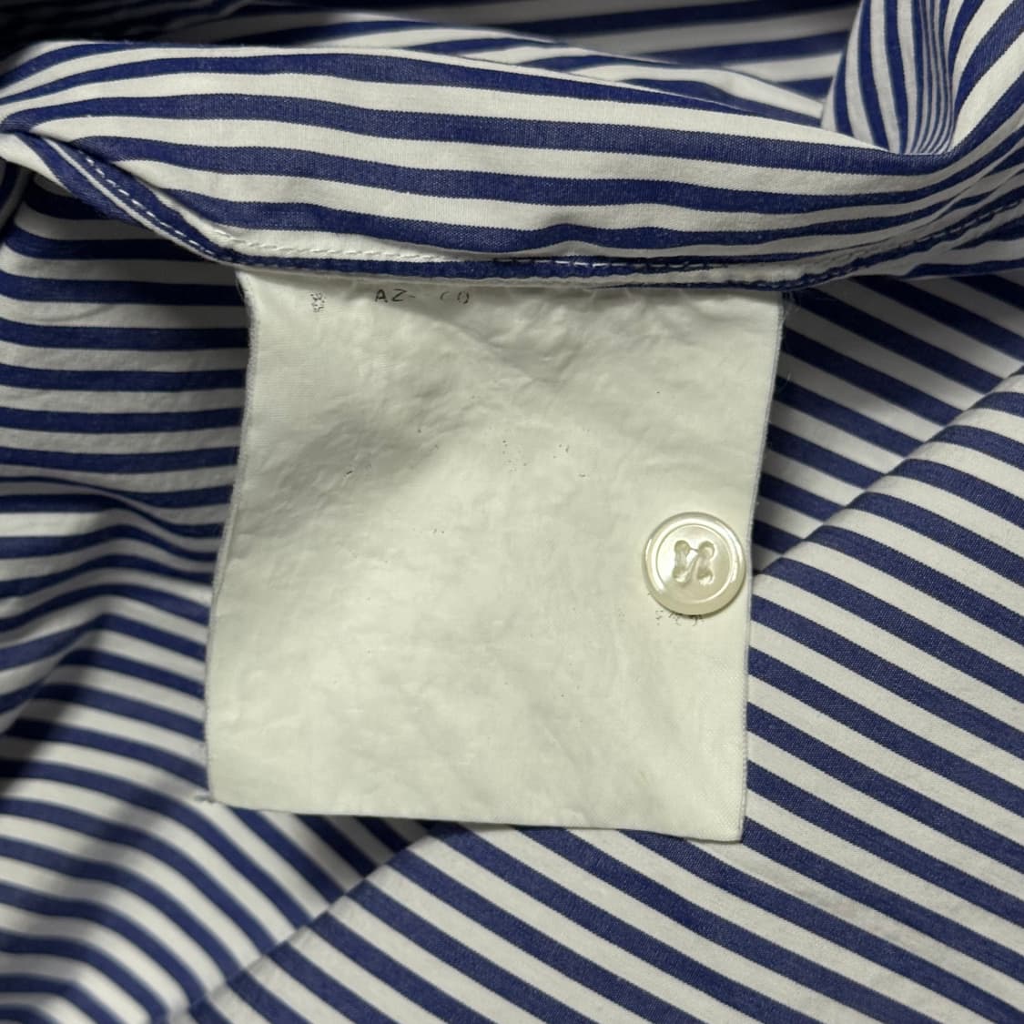 S 꼼데가르송 여성용 스트라이프 셔츠 상품이미지5