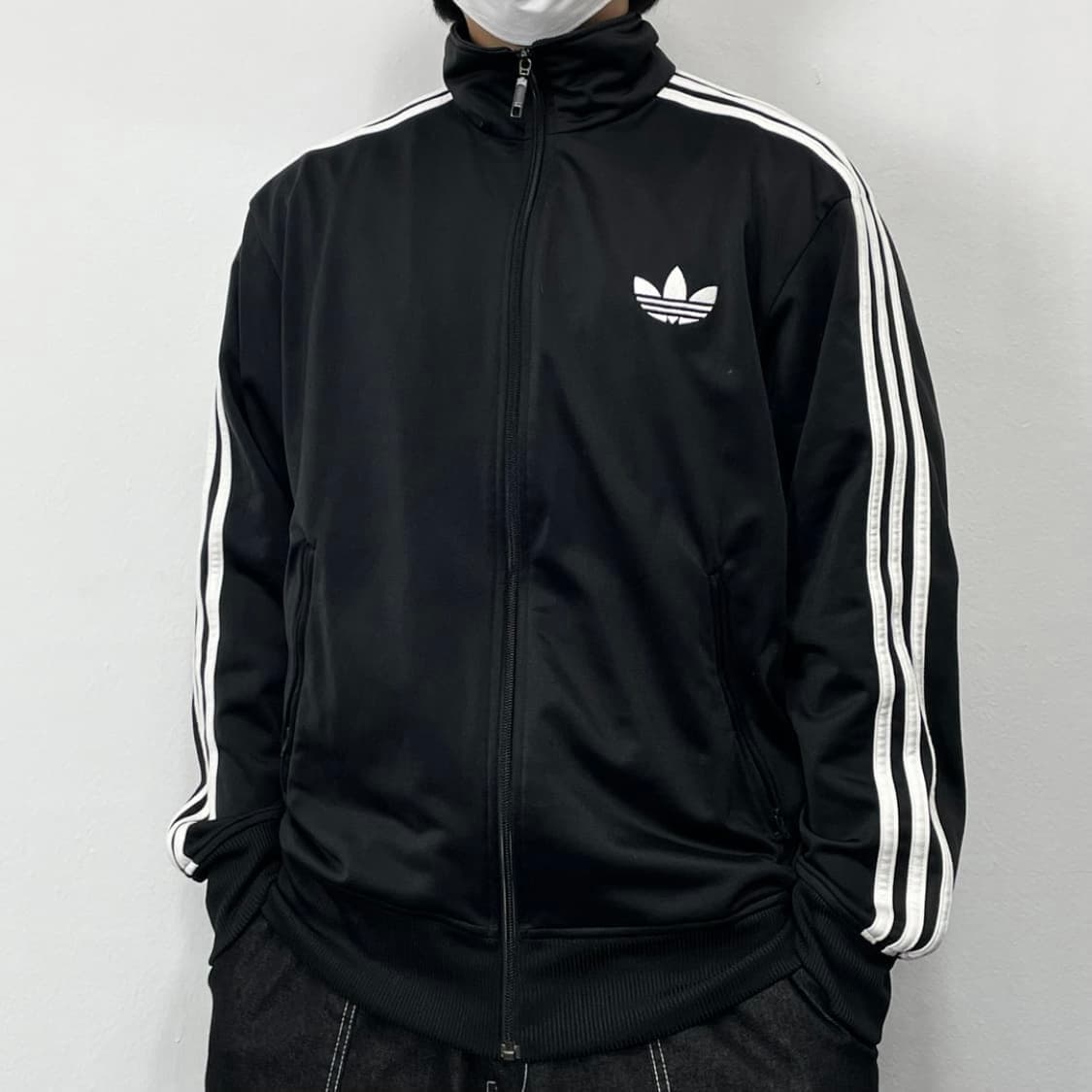 아디다스 삼선 블랙 파이어버드 트랙탑 져지자켓 상품이미지1