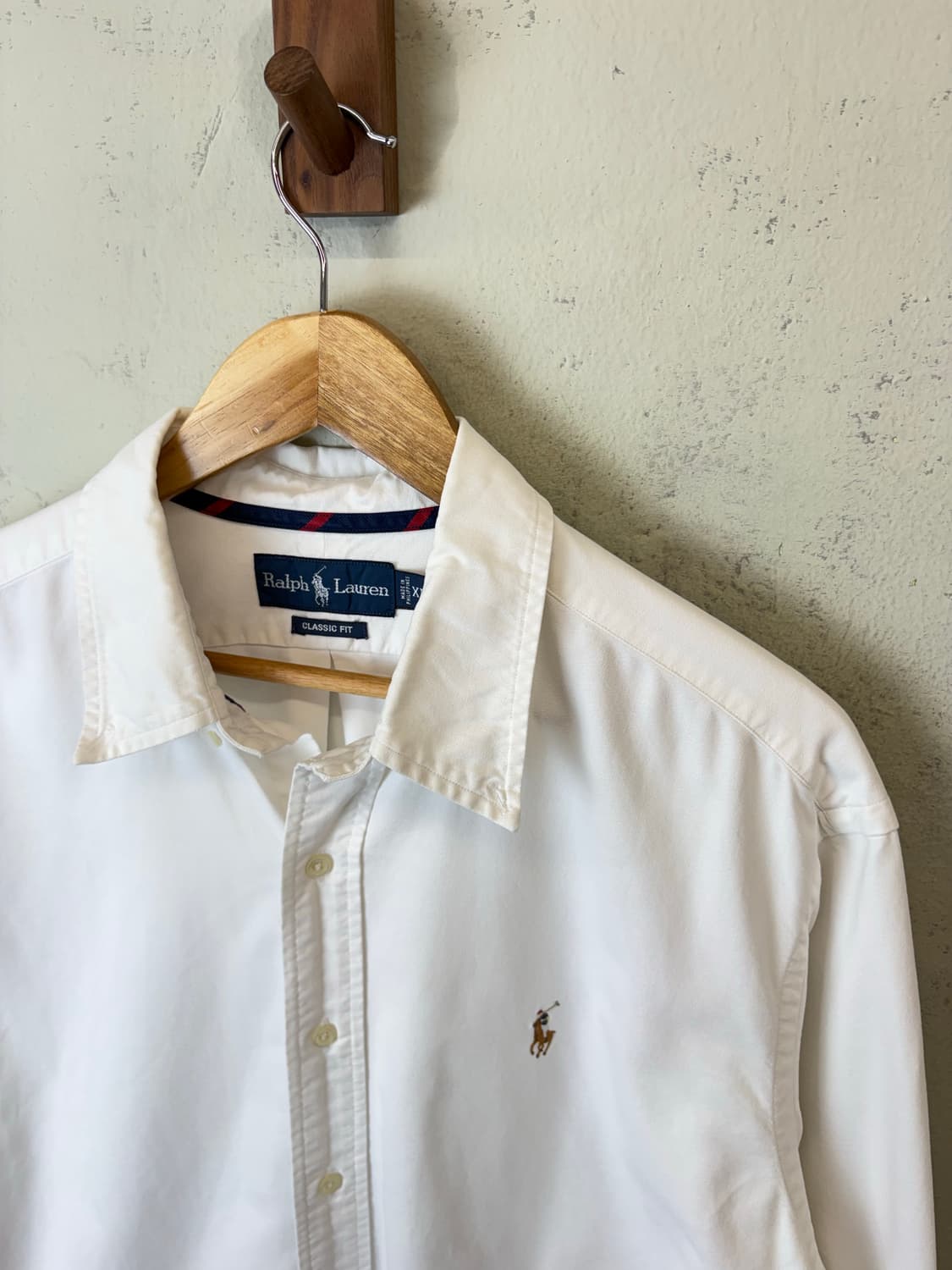 폴로랄프로렌 빈티지 화이트 옥스포드 셔츠 상품이미지4