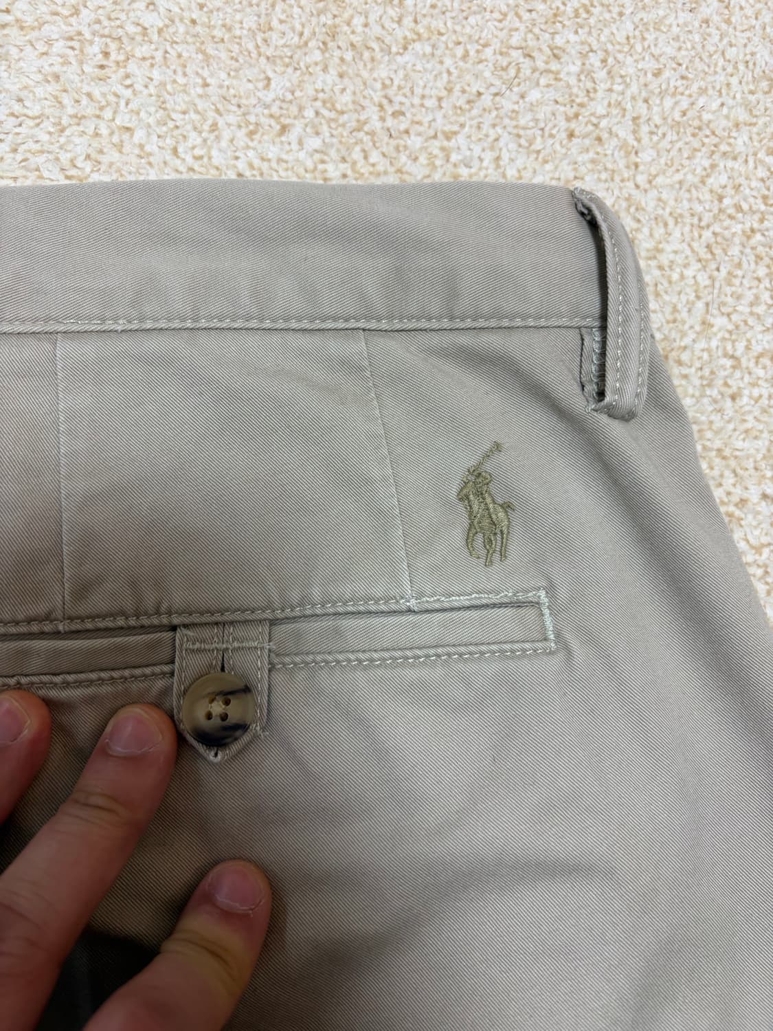 33inch) 폴로 랄프로렌 베이지 치노팬츠 면바지 신형 상품이미지7