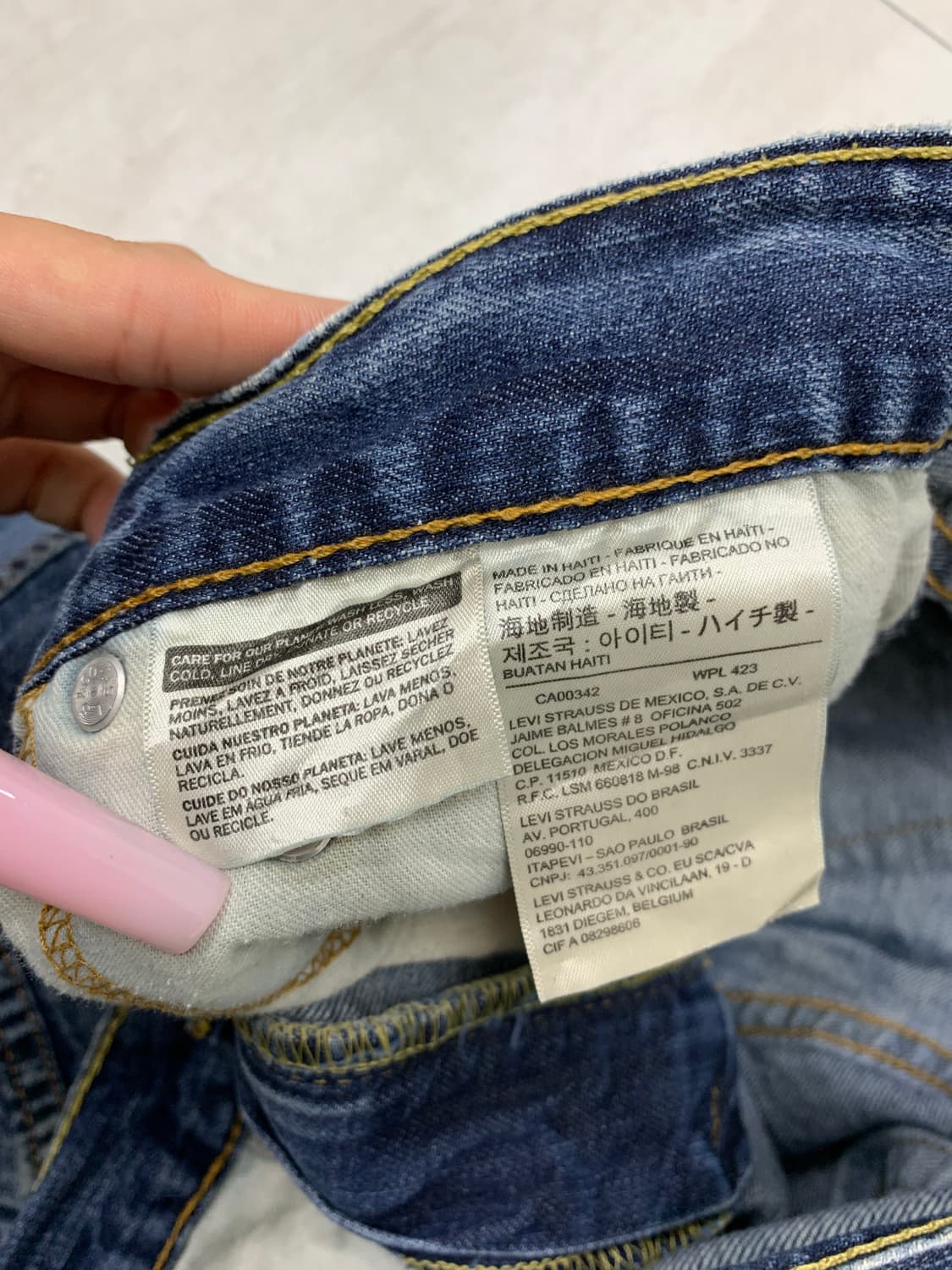 리바이스 514 데님 팬츠 #494 상품이미지4