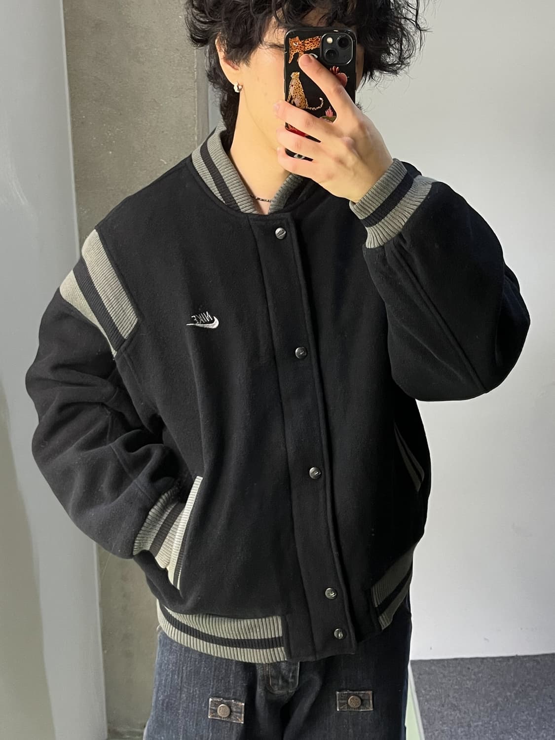 나이키 90's 울 바시티 자켓 상품이미지1