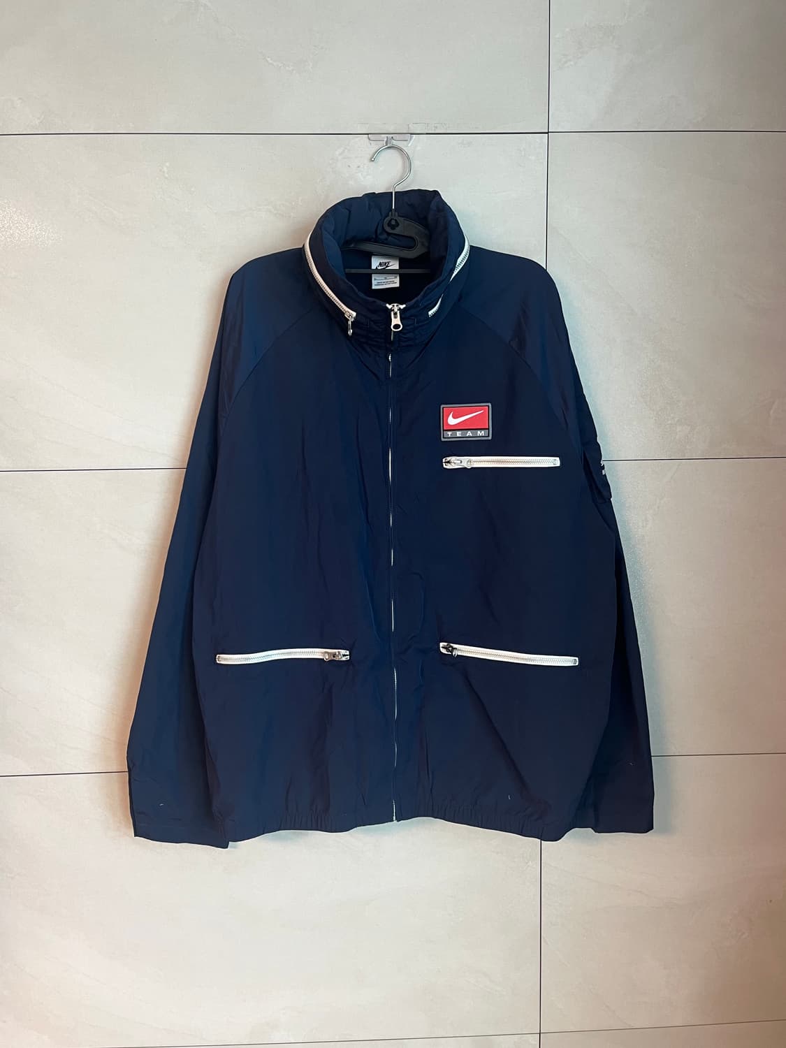 [XL] 나이키 라이트 웨이트 바람막이 자켓 네이비 상품이미지1