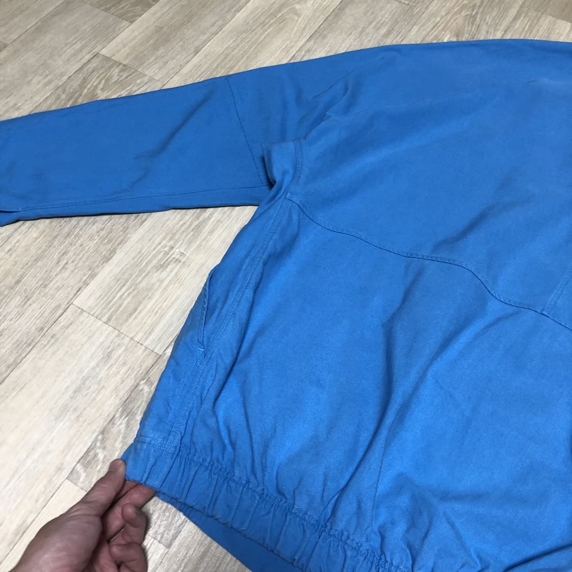 (XL) 코스 COS 코튼 믹스 아노락 기모노 자켓 블루 상품이미지9