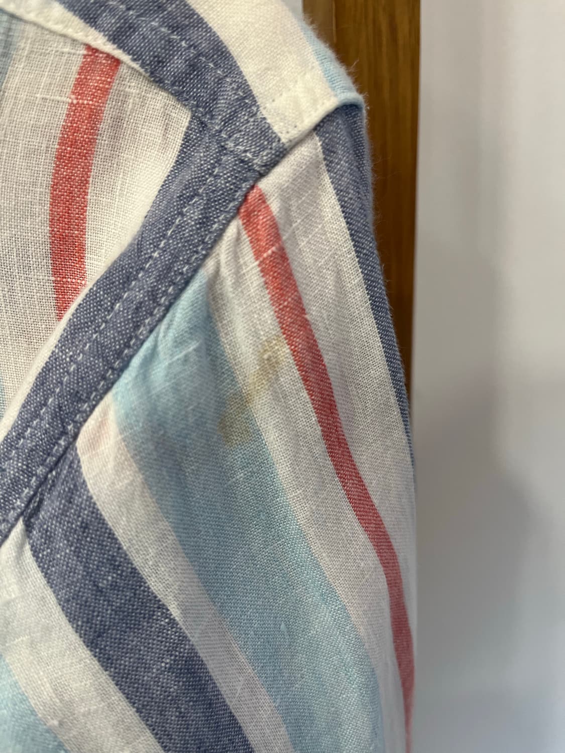 [XL] 엘엘빈(L.L.Bean) 100% 린넨 멀티 스트라이프 셔츠 상품이미지6