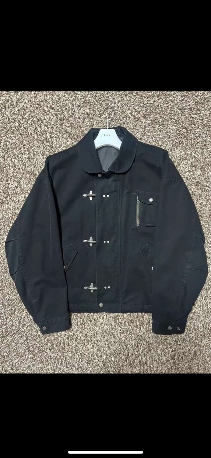 쿠어 워시드 파이어맨 자켓 L (워시드블랙) 상품이미지2