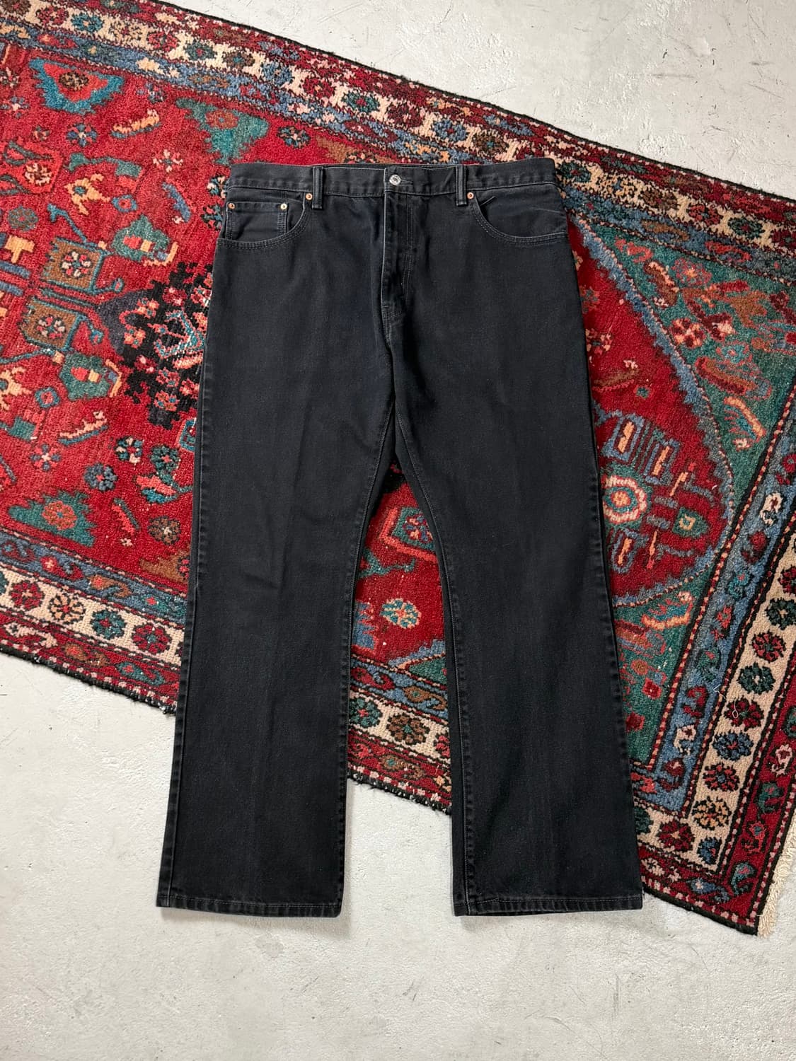 00's 빈티지 리바이스 517 블랙 부츠컷 리바이스 플레어진 상품이미지1