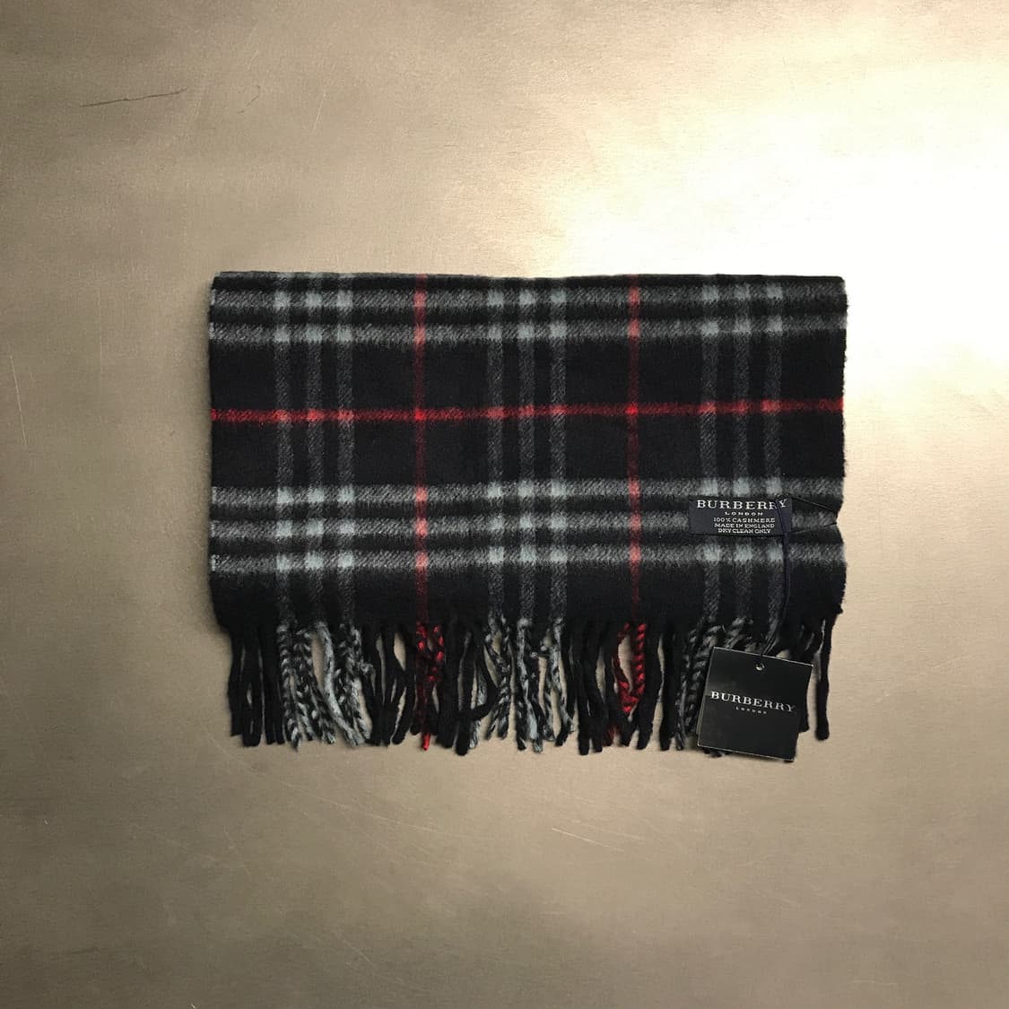 버버리 정품 캐시미어 머플러 네이비 새상품 상품이미지2