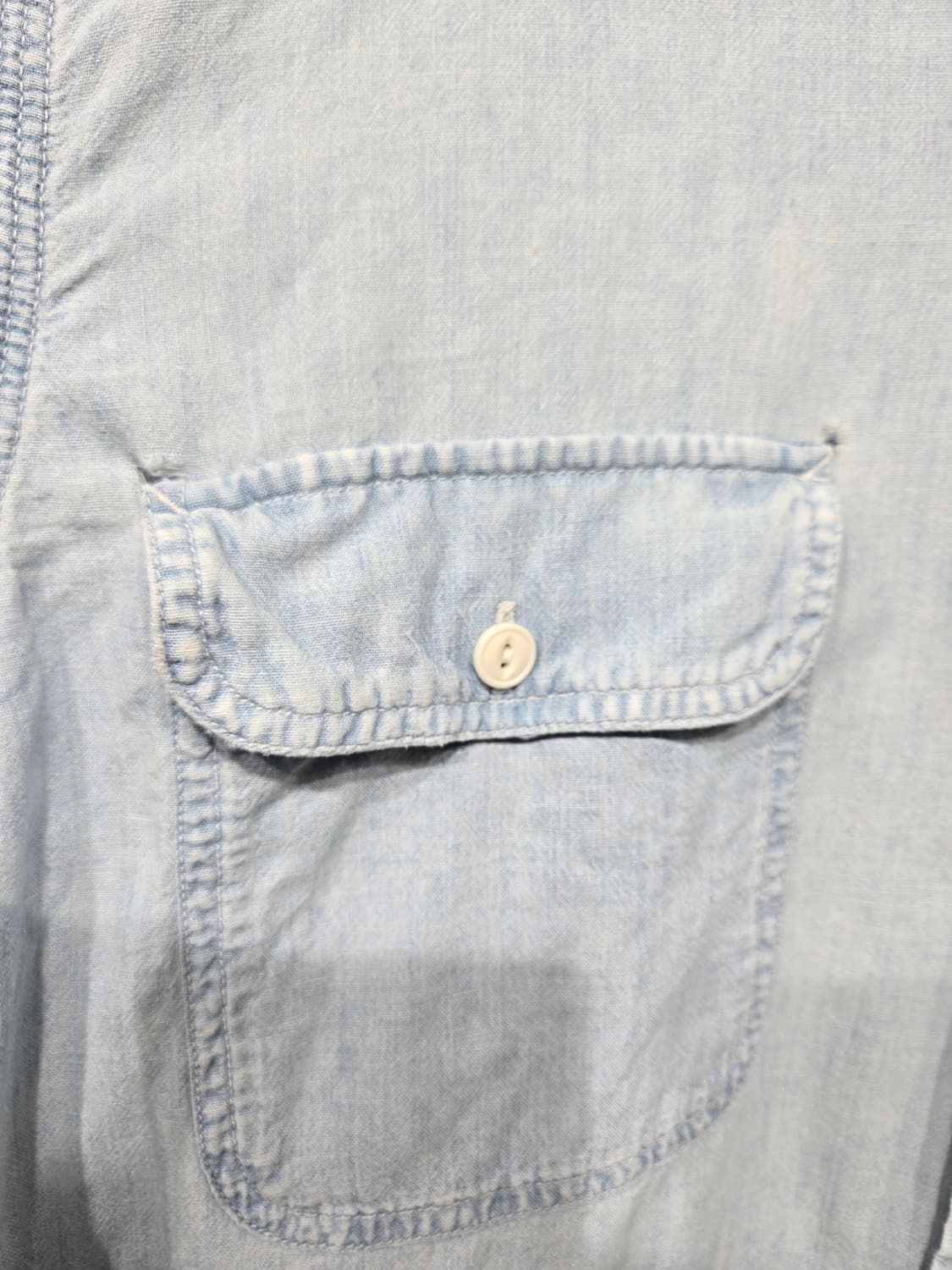 더블알엘 청 데님 남방 셔츠 상품이미지6