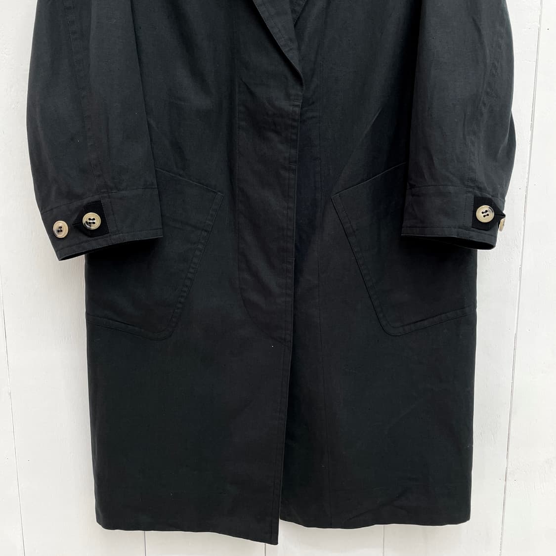 이자벨마랑 에투알 코튼 린넨 싱글 코트 블랙 상품이미지5