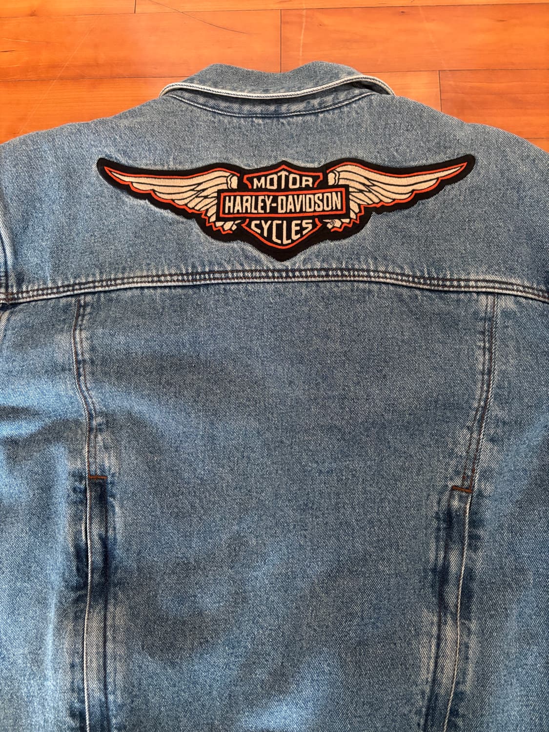 할리데이비슨 빅로고 청자켓 xl 상품이미지2