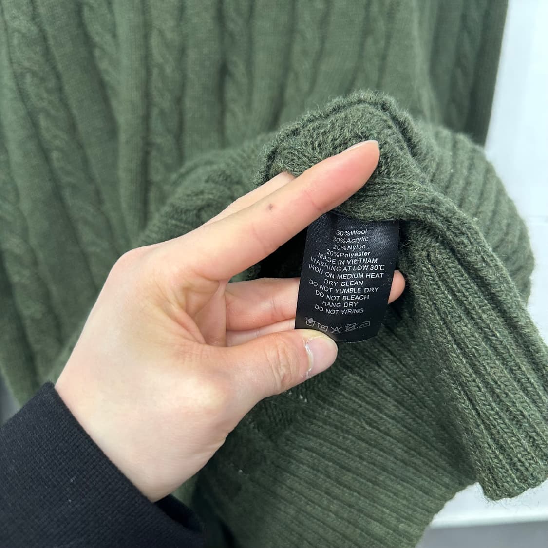 폴로 랄포로렌 꽈배기니트 상품이미지4