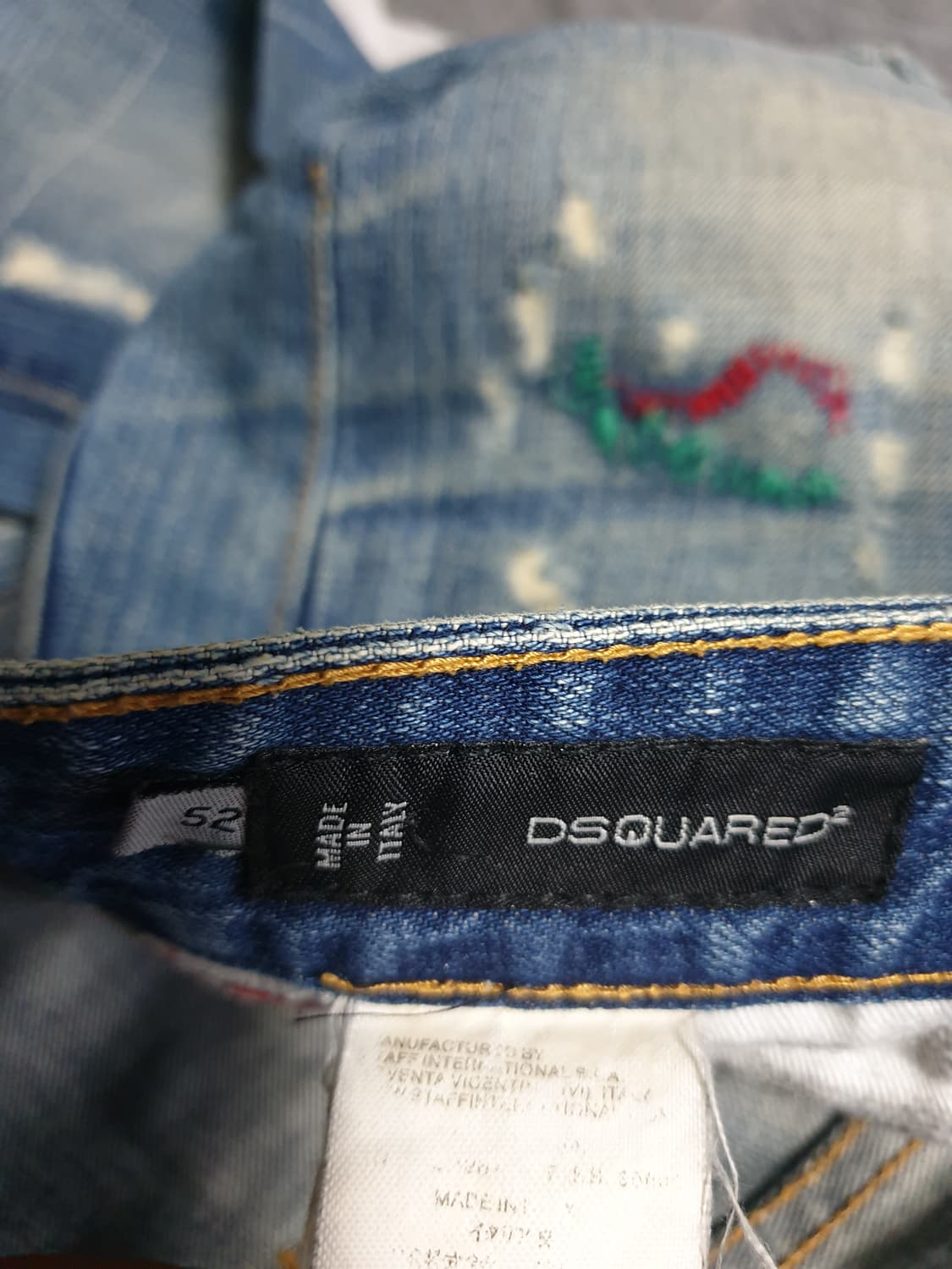 (정품)디스퀘어드2 레트로 디스트로이드 스티치 진 (32) 상품이미지8