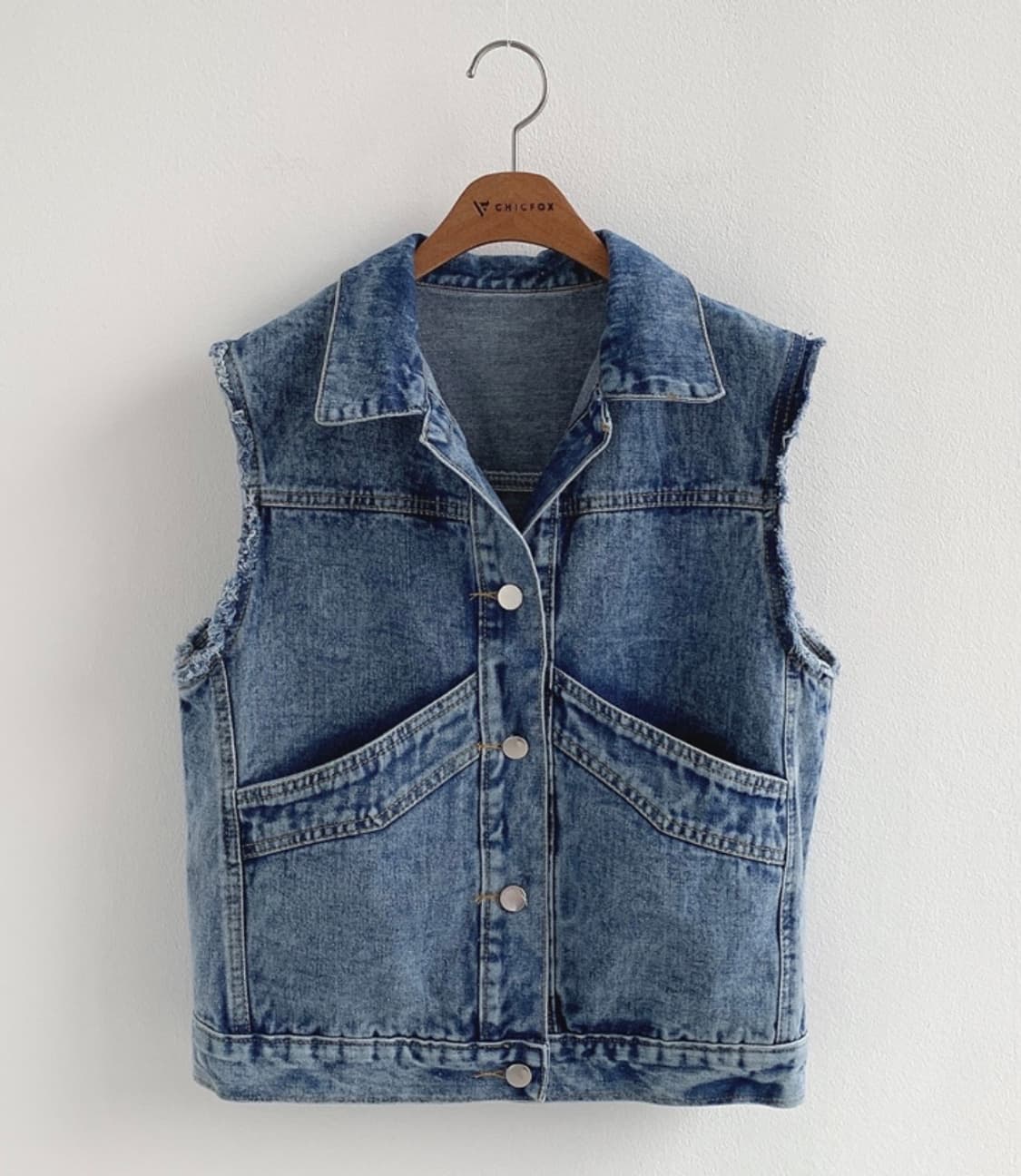 파이빈 데님베스트 상품이미지1