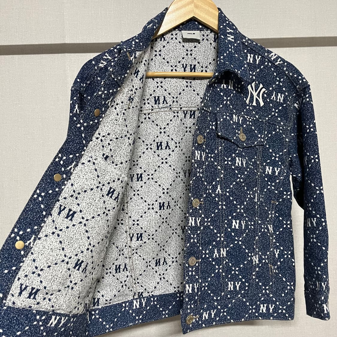 MLB 뉴욕 양키스 데님 자켓 상품이미지8