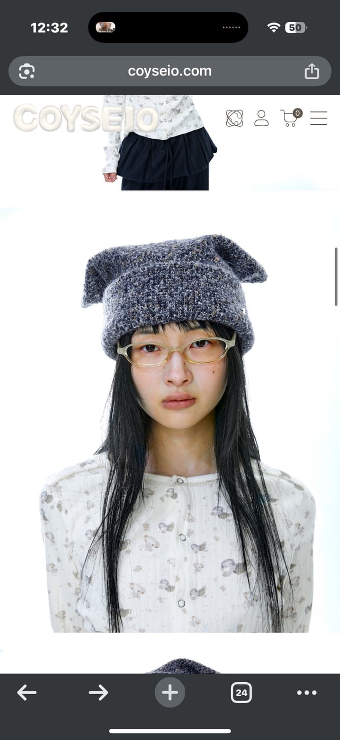 코이세이오 커들 롱슬리브 아이보리 상품이미지5