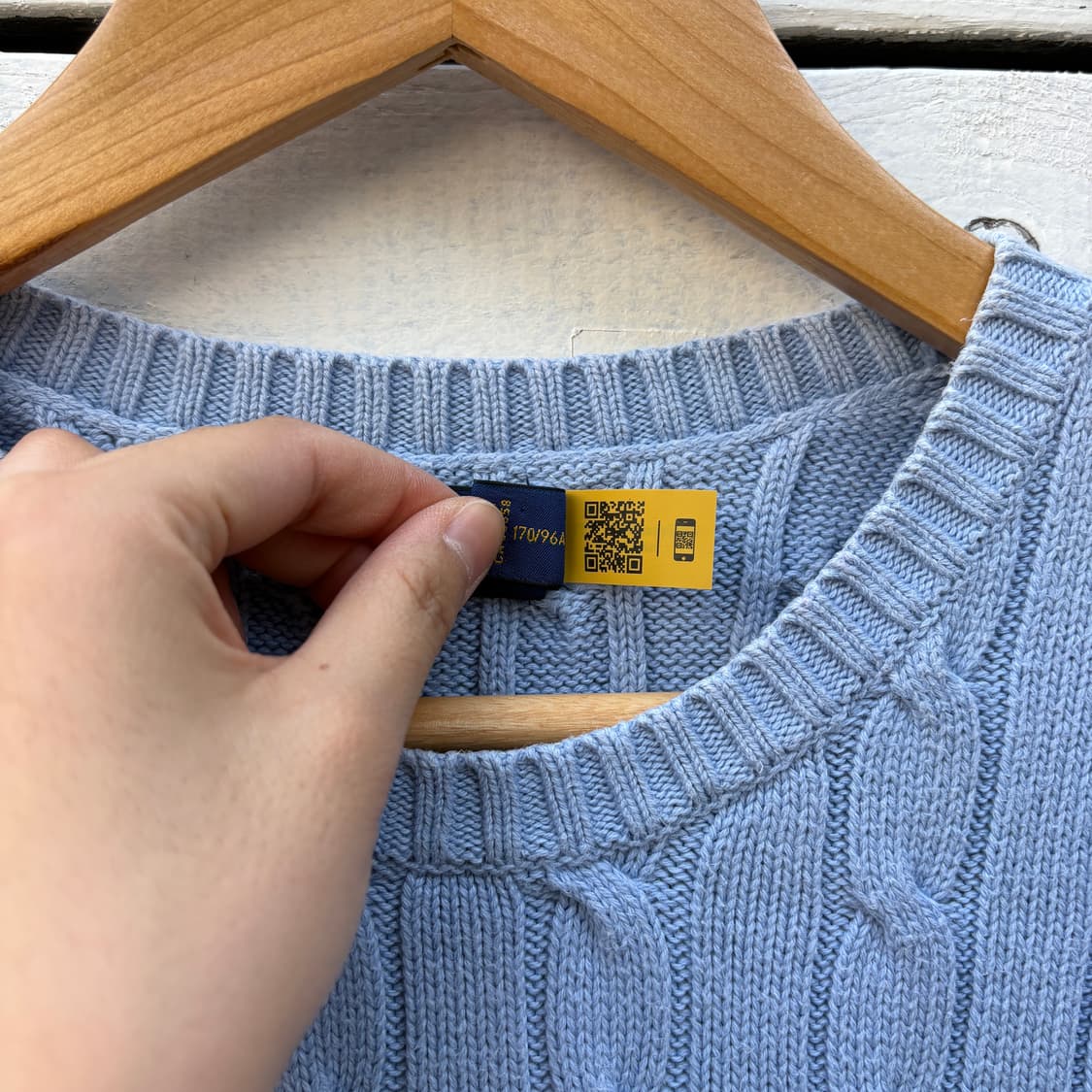 Polo 폴로 케이블 꽈배기 반팔 니트 상품이미지5