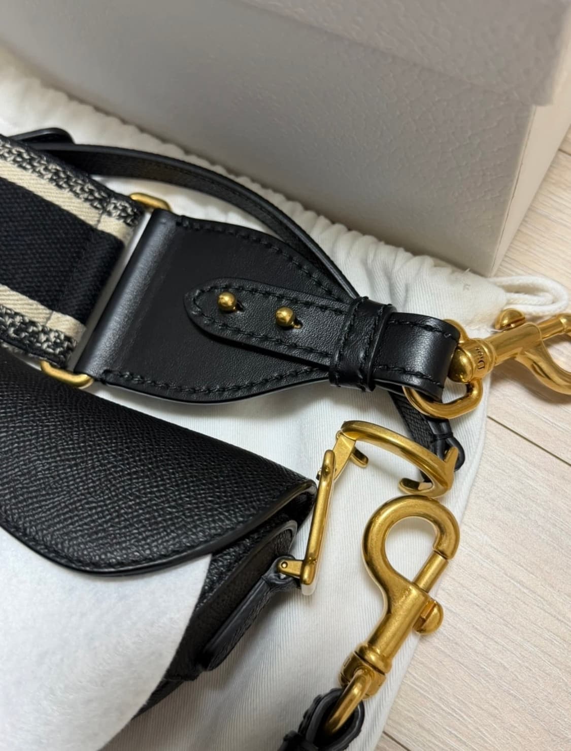 크리스찬 디올 새들백 스트랩+백 상품이미지3