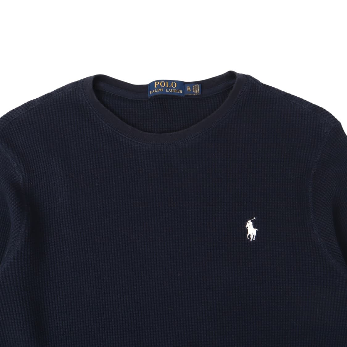 폴로 랄프로렌 네이비 와플 롱슬리브 티셔츠 상품이미지2