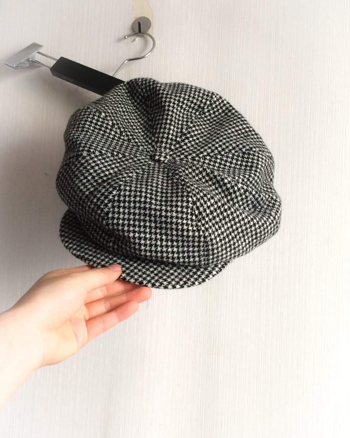 Hound tooth pattern newsboy cap 상품이미지4