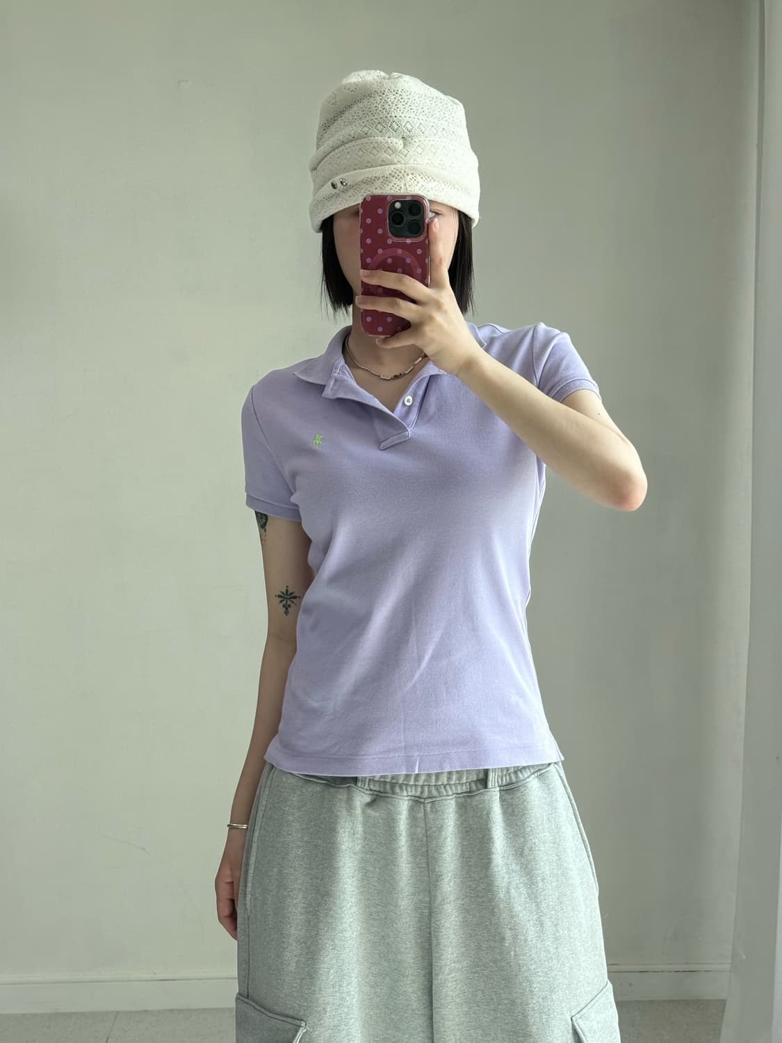 폴로 스포츠 연보라 반팔티 상품이미지1
