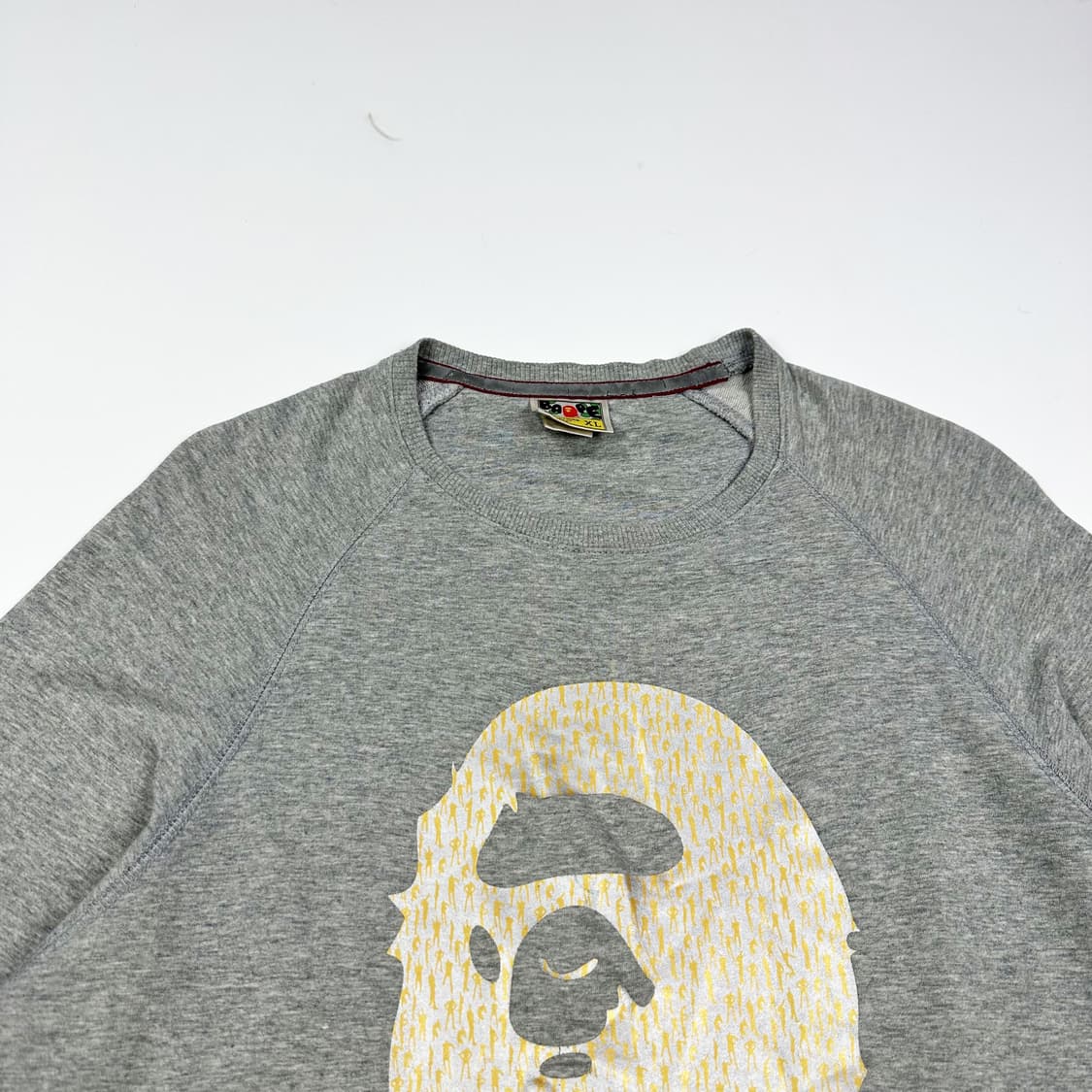 (사용감존재) BAPE 베이프 재팬 빅사루 프린팅 롱슬리브 XL 상품이미지2