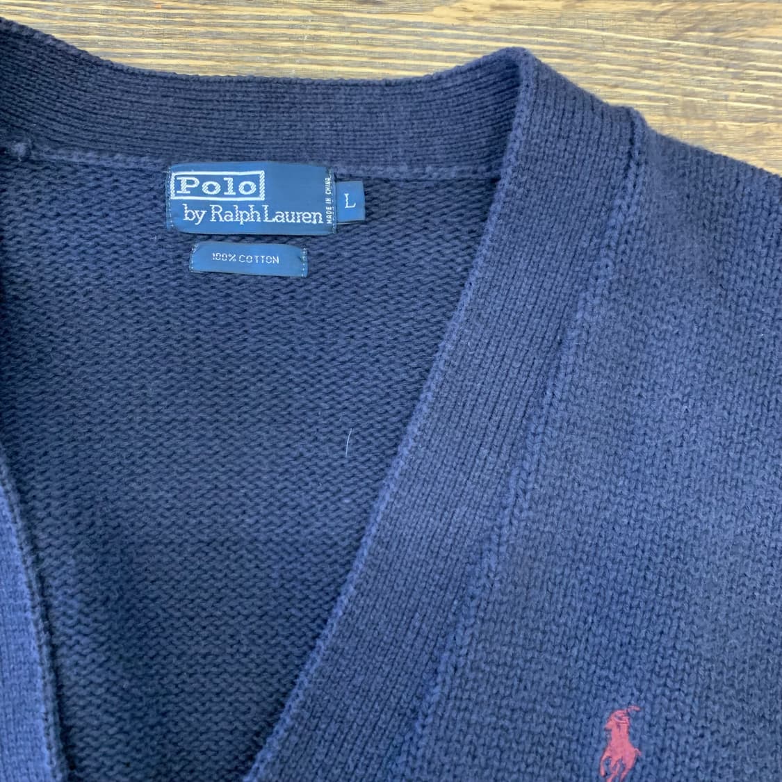 폴로 랄프로렌 네이비 가디건 L 상품이미지3