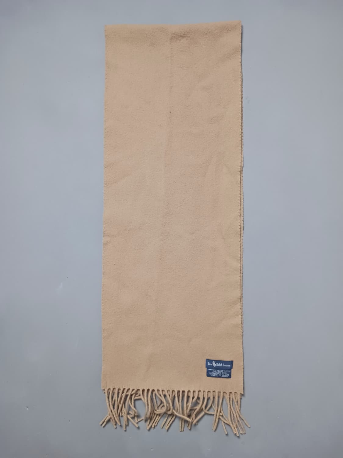 폴로 랄프로렌 베이지색 머플러 목도리 램스울 100% 상품이미지6