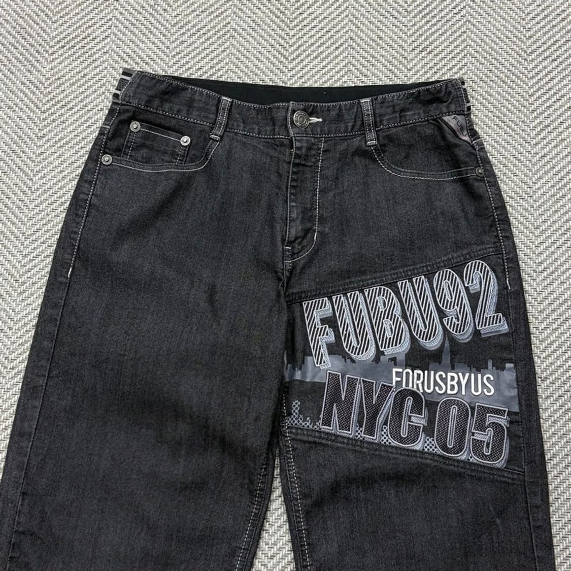 후부 올드스쿨 데님 버뮤다팬츠 v2340 상품이미지3