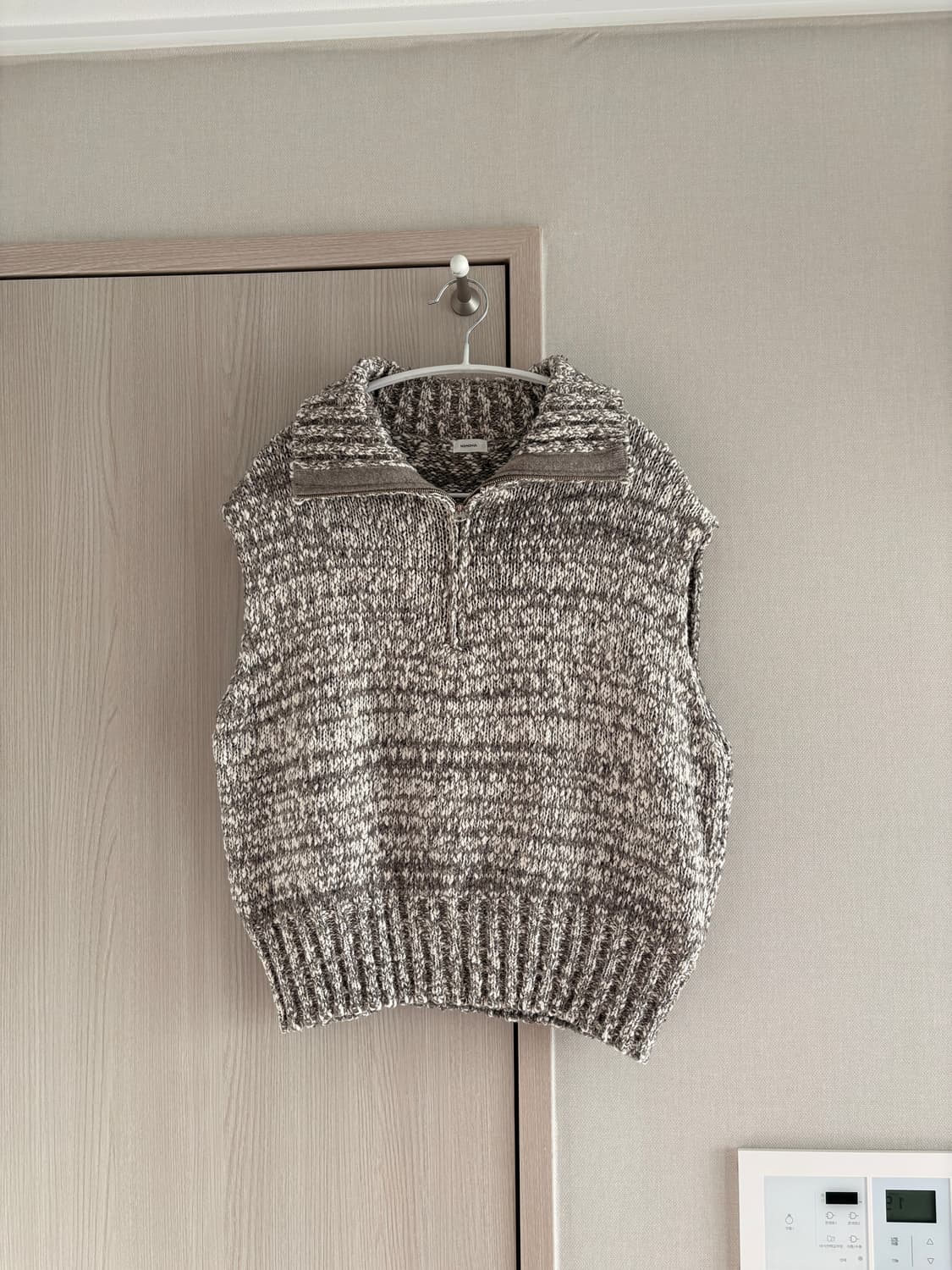 모노하 니트 집업 베스트 상품이미지4