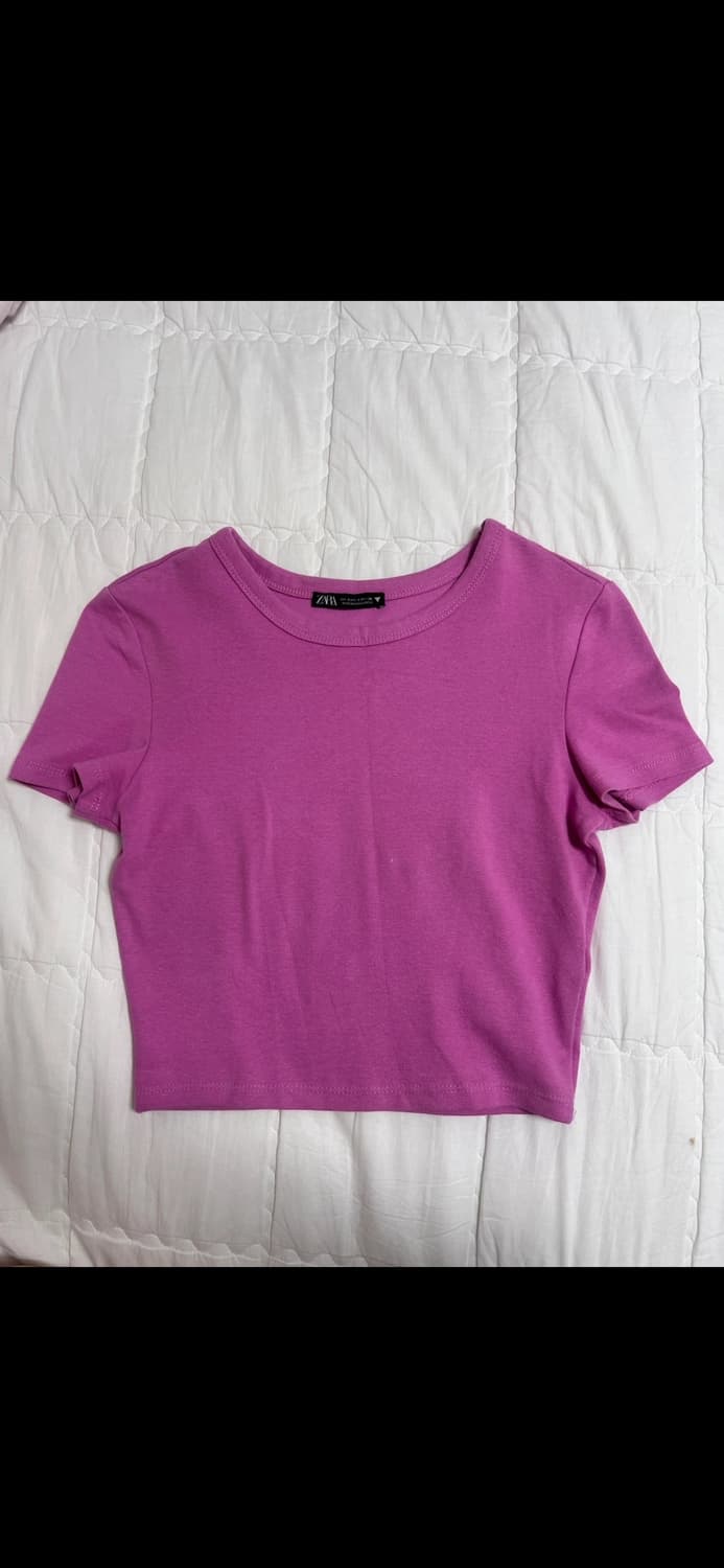 자라 크롭티 상품이미지1