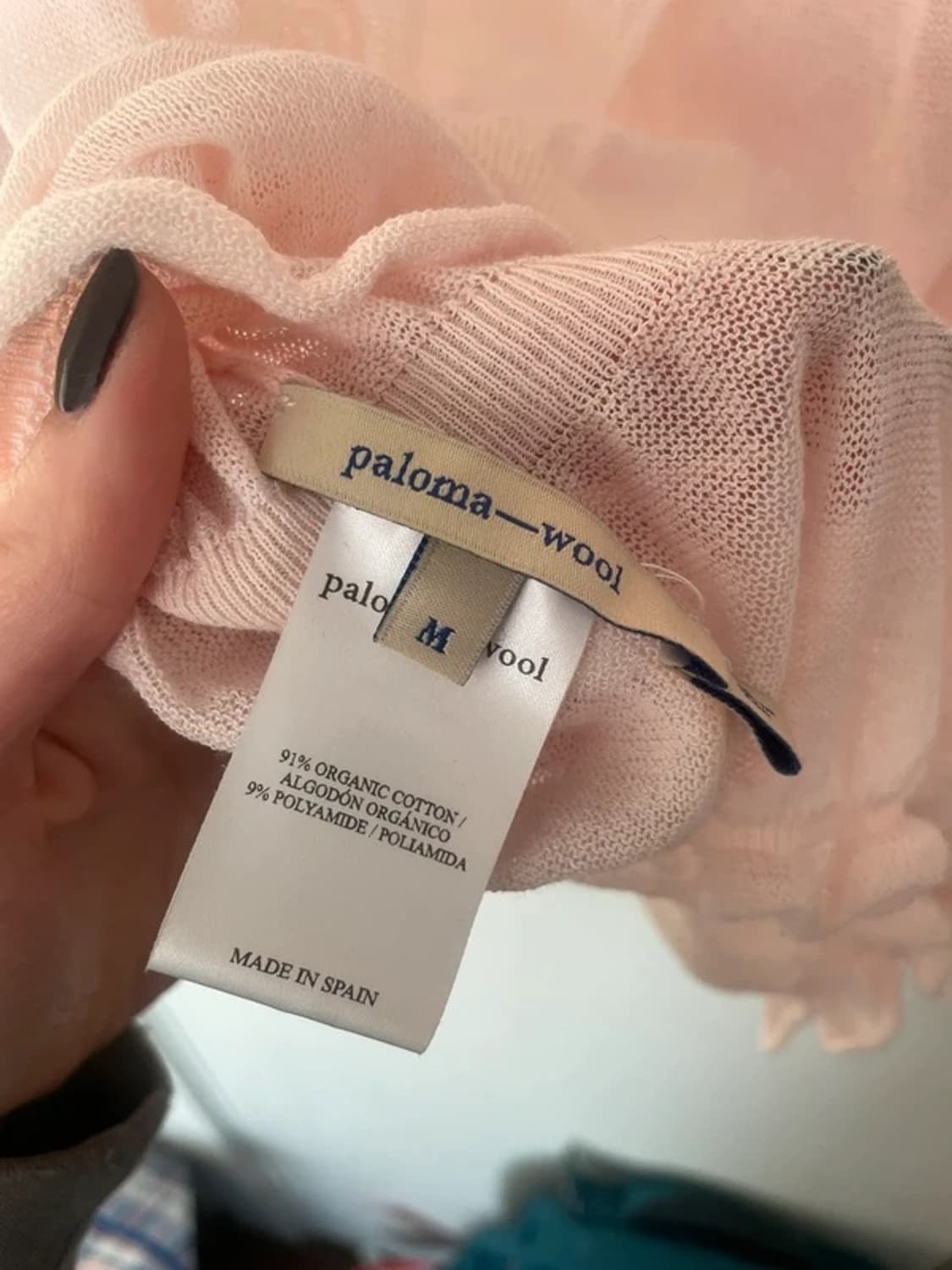 팔로마울 핑크 오프숄더 탑  상품이미지3