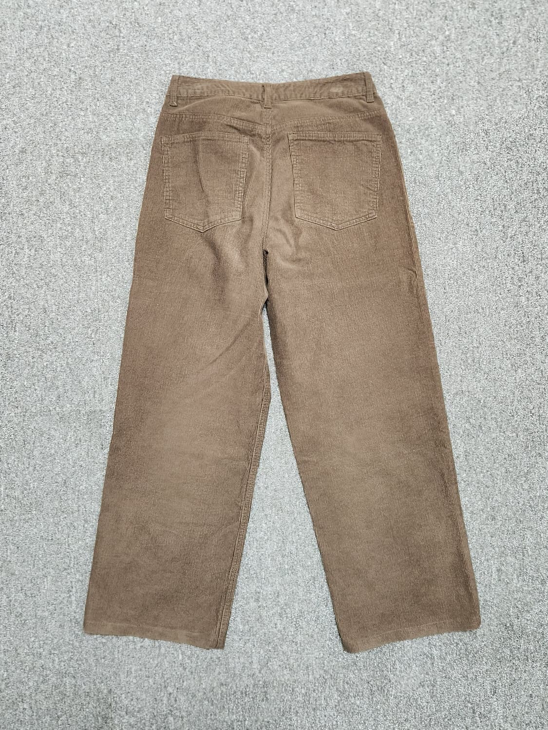 엑스컨테이너 원턱 코듀로이 팬츠 브라운 상품이미지3