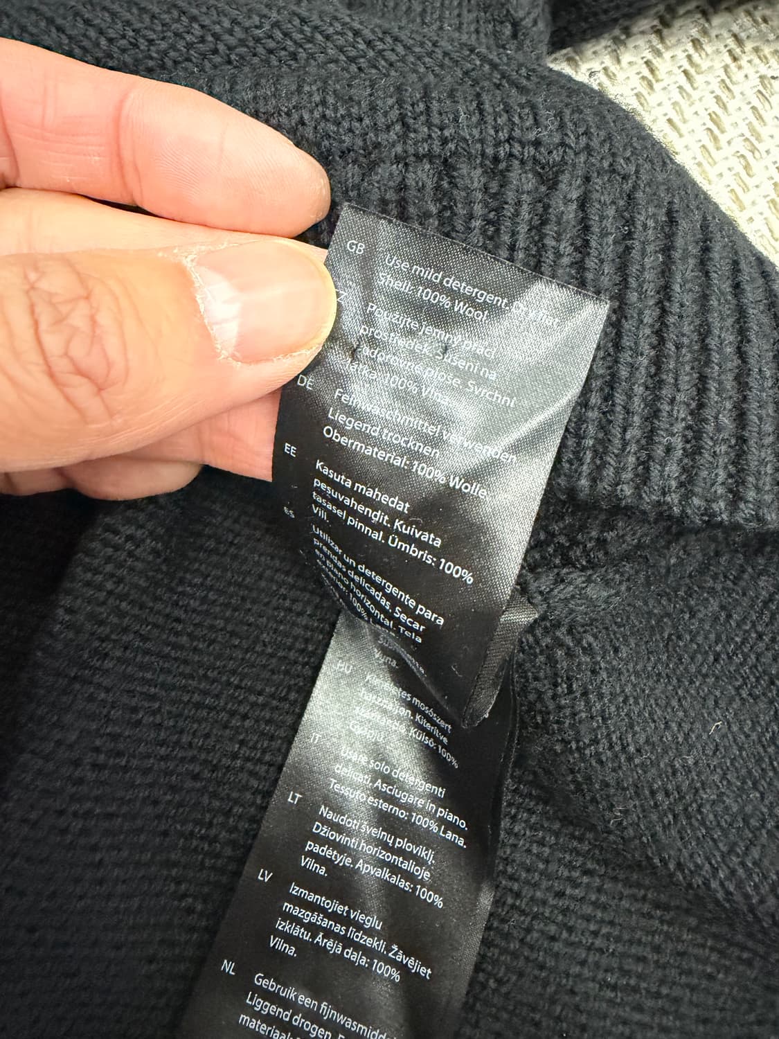 정품) COS 코스 여성 크롭 오버핏 니트 스웨터 XS 상품이미지7