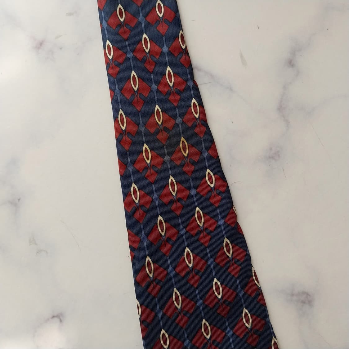 GIVENCHY 지방시 넥타이 네이비 패턴 A~B등급 K2428 상품이미지10