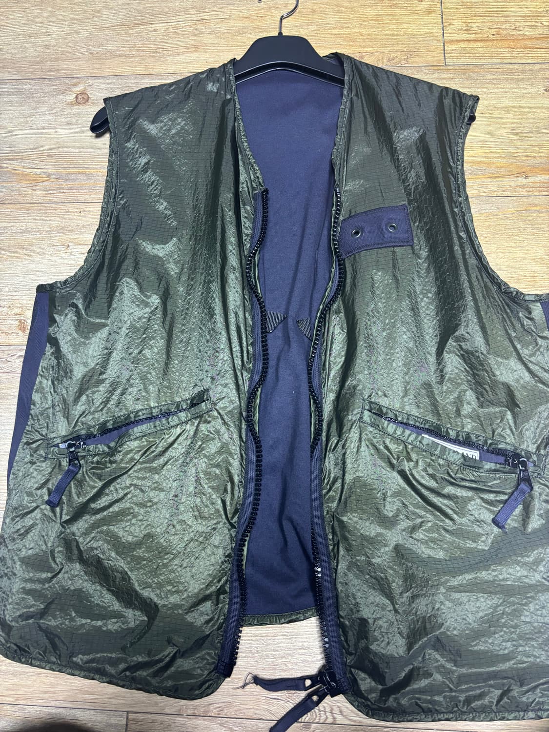 스톤아일랜드 90년대 빈티지 나일론 리버시블 베스트 상품이미지1