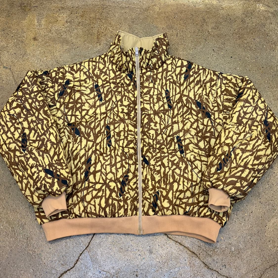 90s Made in Korea 미국 빈티지 컬럼비아 리얼트리 양면 패딩 상품이미지2