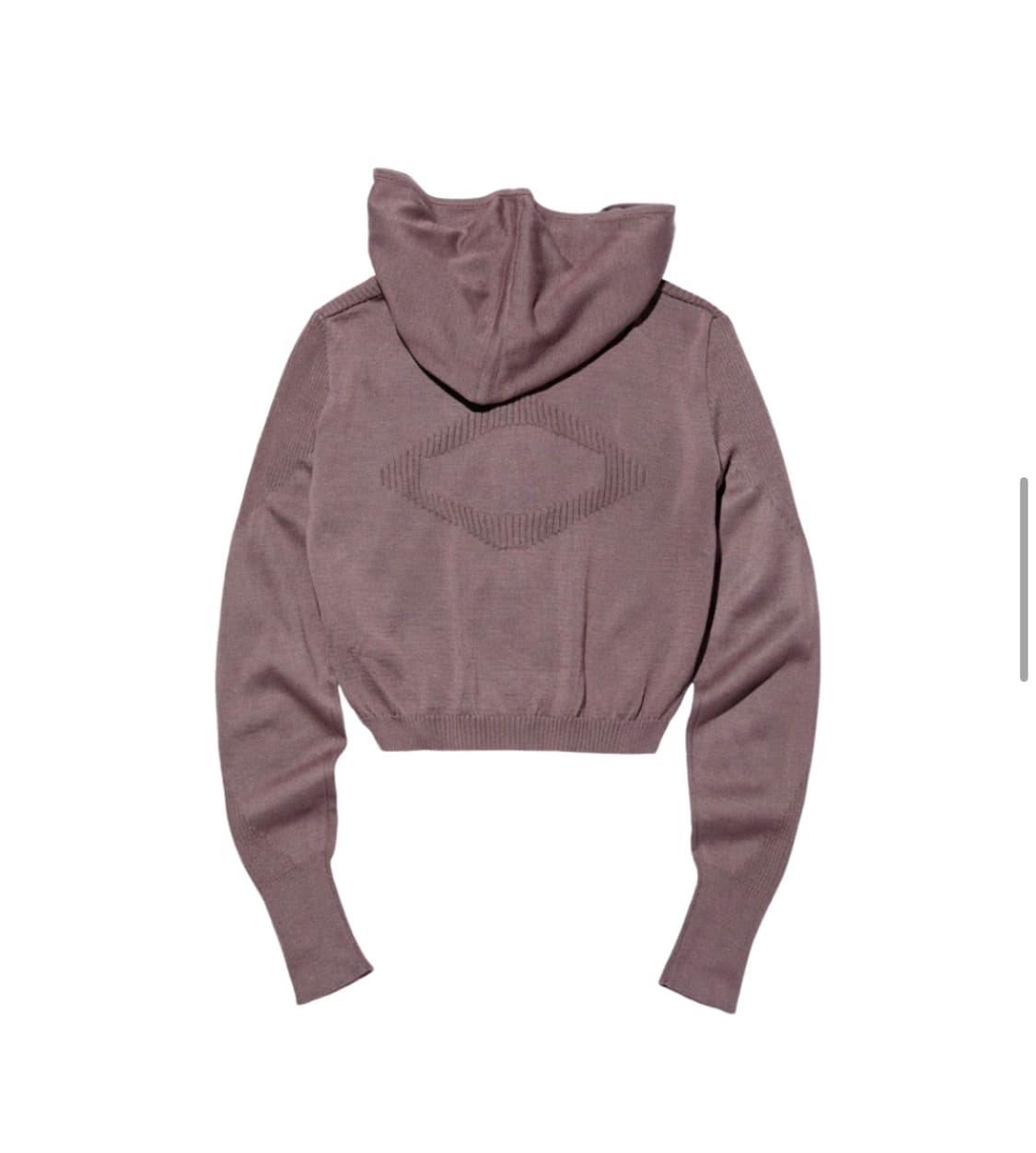 미스치프 롬버스 니티드 후드 로즈 브라운 상품이미지2