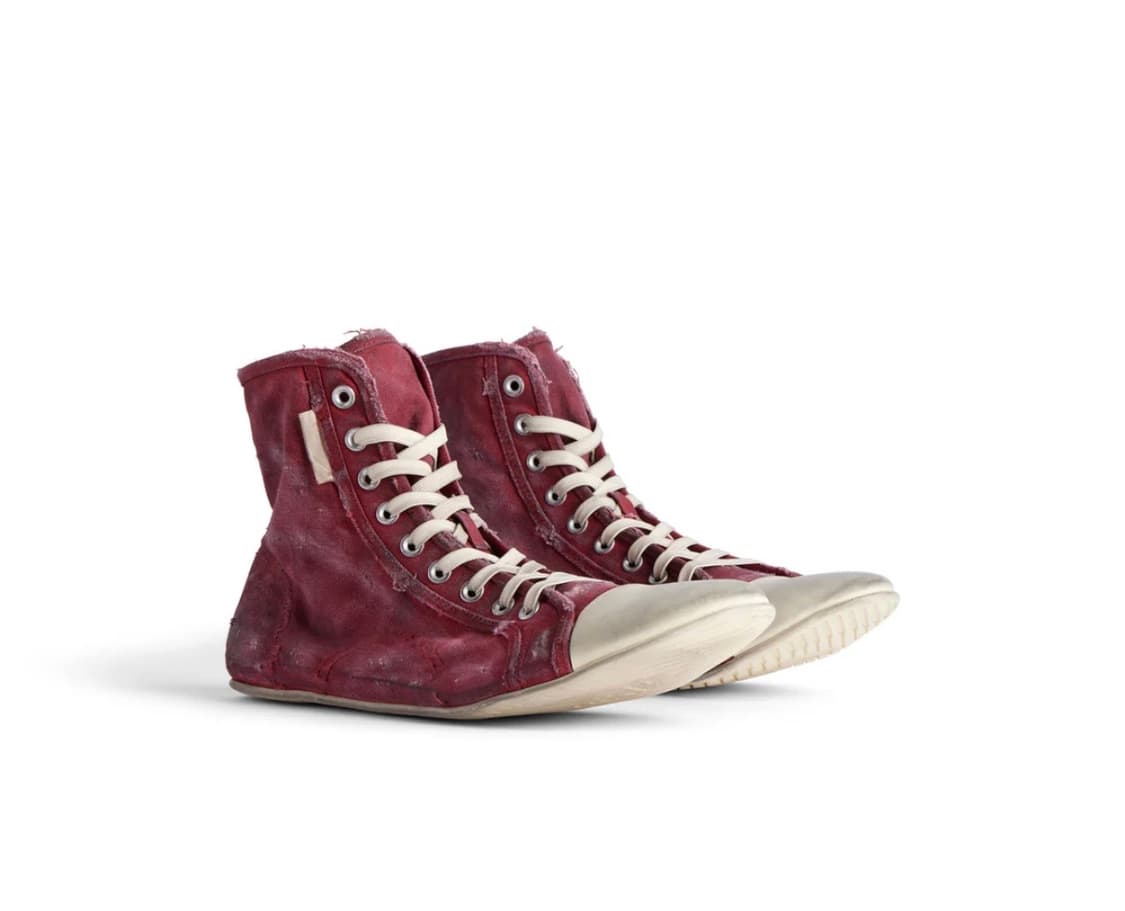 [42] 발렌시아가 울트라 플랫 하이탑 레드 상품이미지1