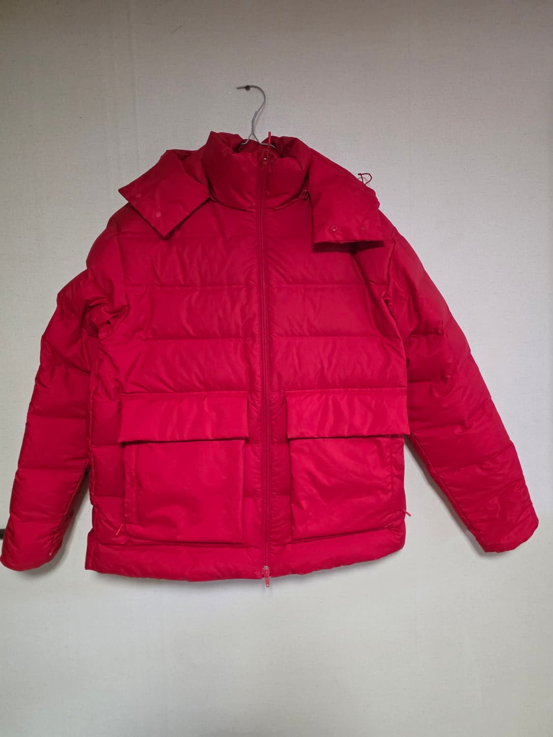 [M, 105] Y-3 요지 야마모토 클래식 퍼피 다운 자켓 레드 상품이미지4