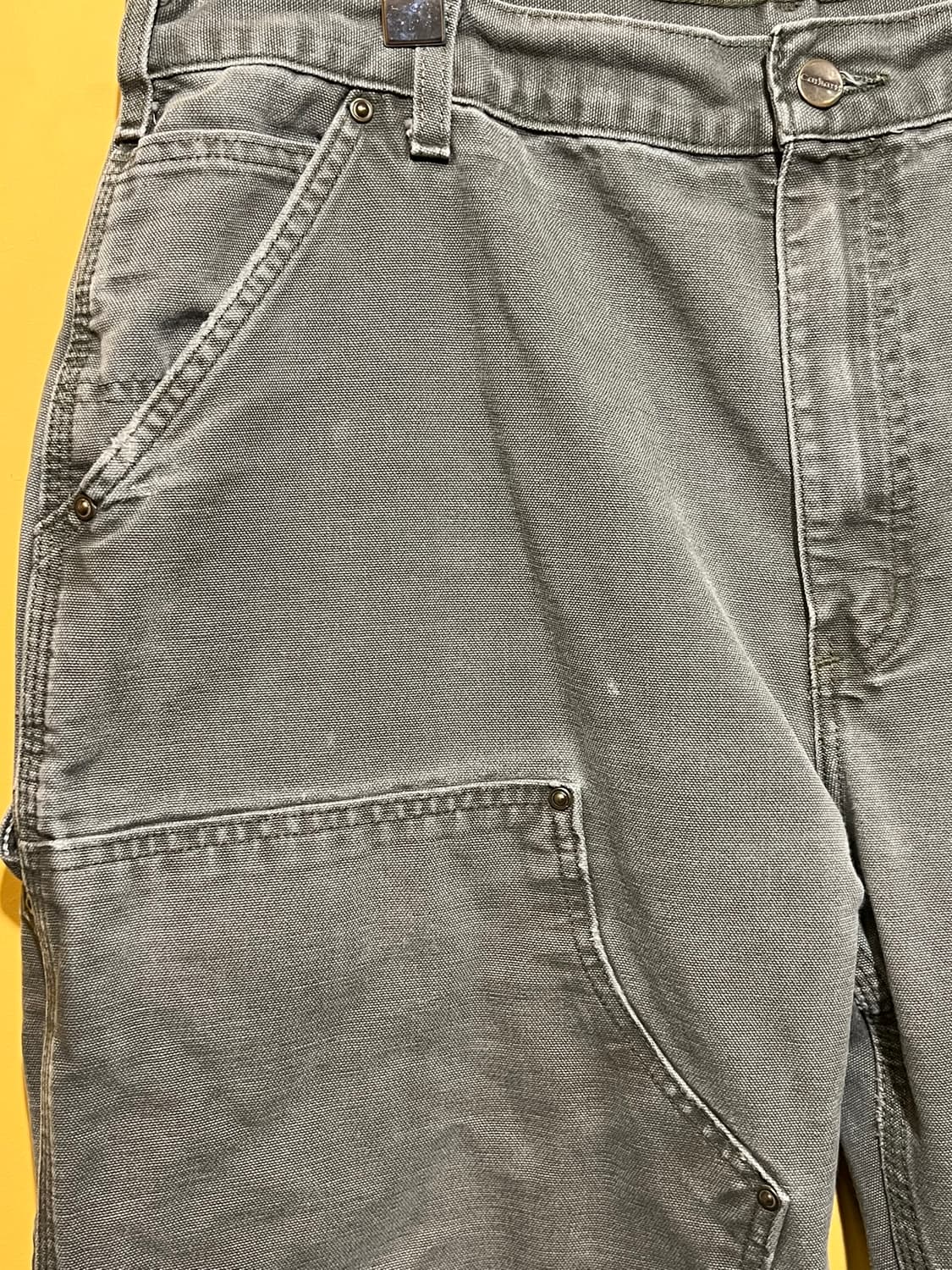 [38x30] 칼하트 B136 MOS 모스그린 더블니 캔버스 카펜터 상품이미지5