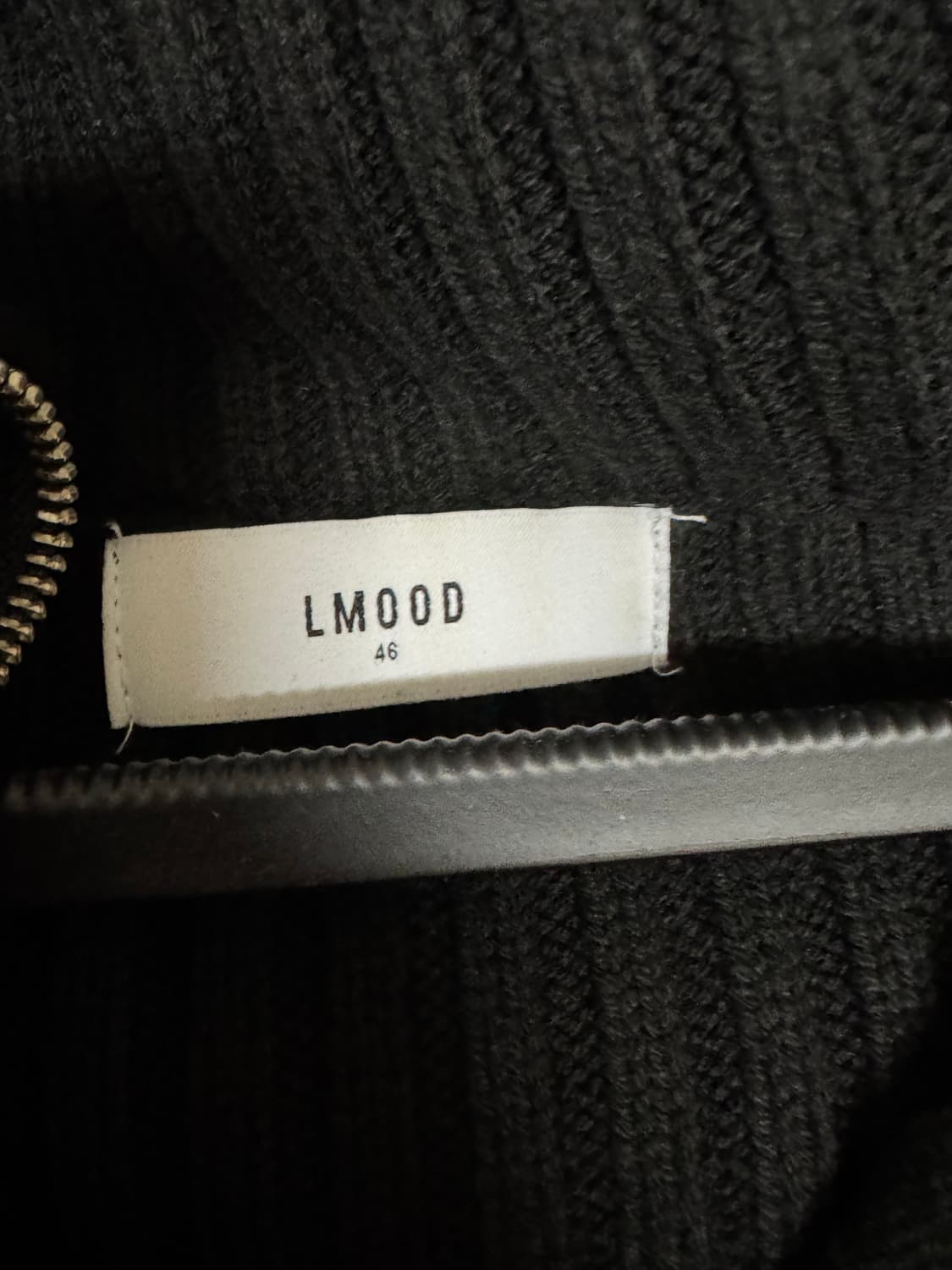 엘무드 맥 어 보이 하프집업니트 블랙 46사이즈 상품이미지2